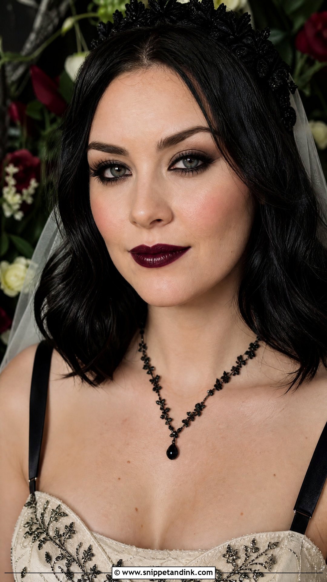 Simple Goth Bridal Makeup - Snippet and Ink - 20 Goth Bridal Makeup Ideas