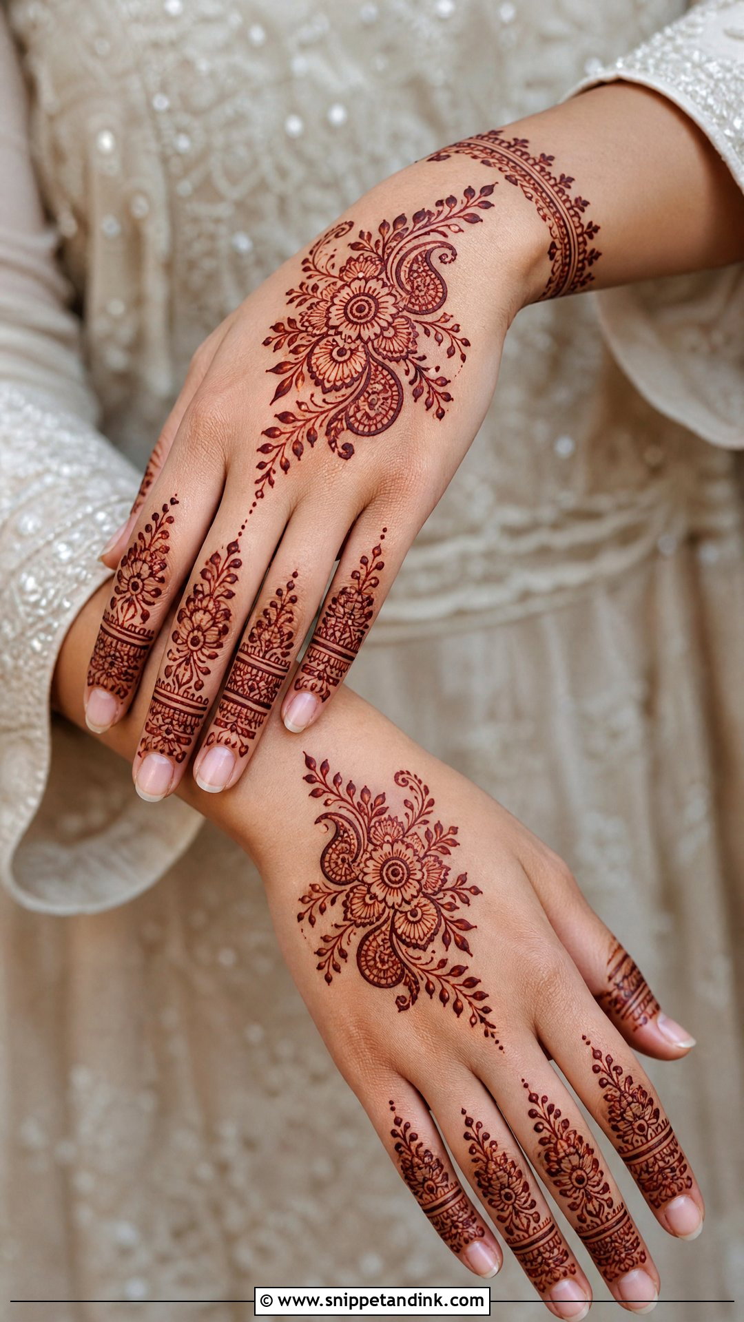 Simple Groom Mother Mehndi Design - Snippet and Ink - 20 Groom Mother Mehndi Design Ideas