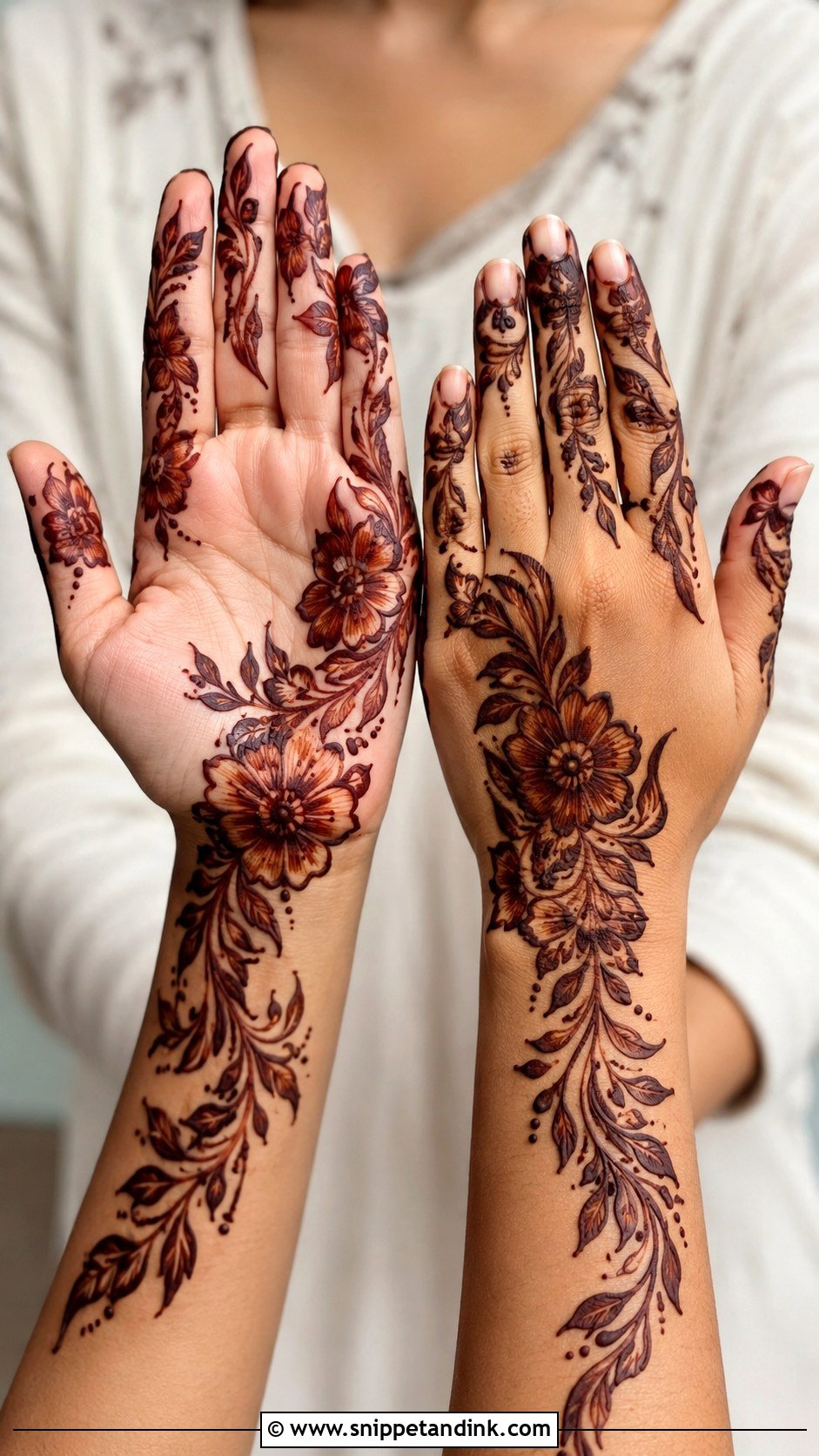 Simple Gulf Mehndi Design - Snippet and Ink - 35 Simple Mehndi Design Ideas