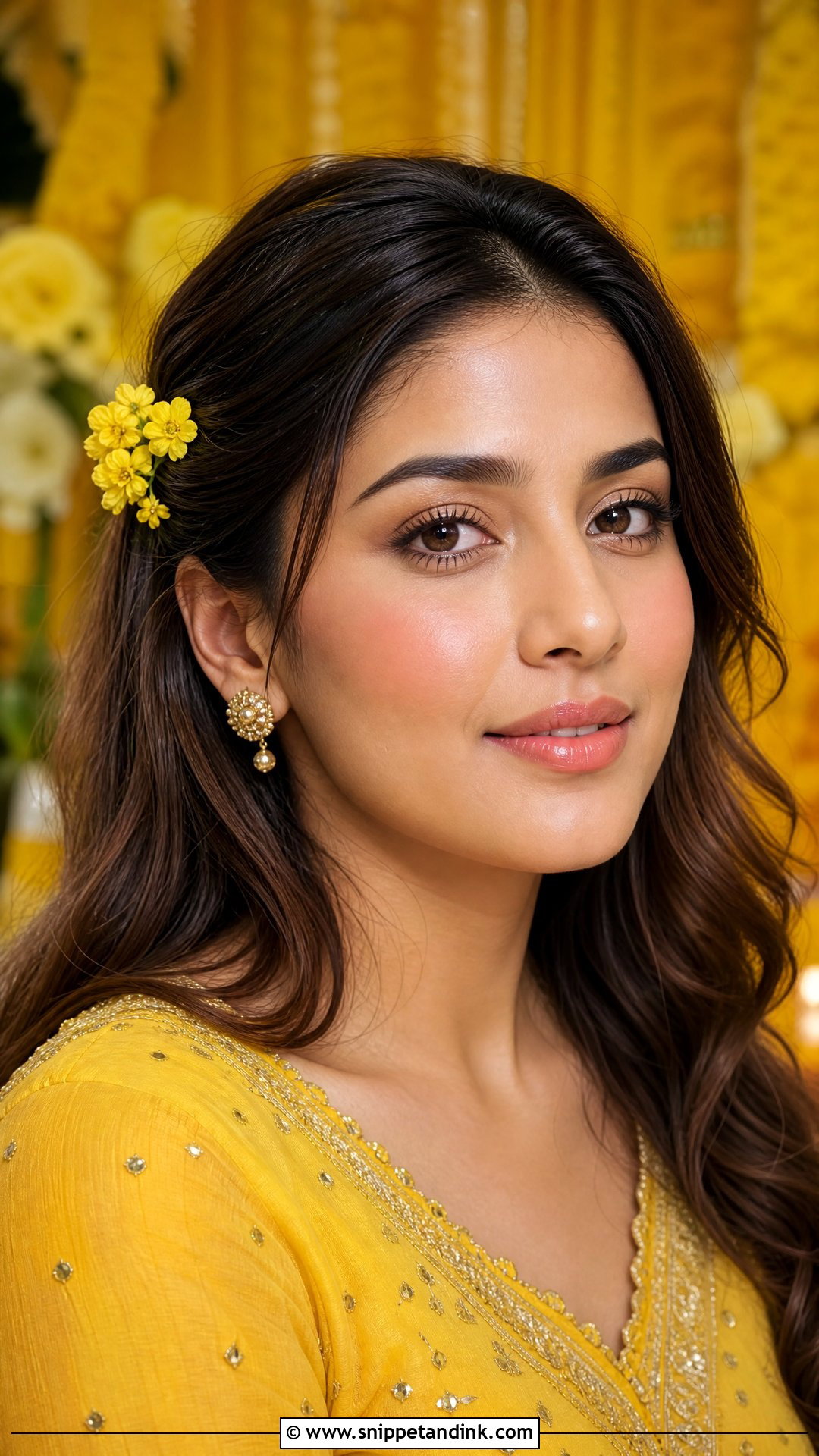 Simple Haldi Makeup Look - Snippet and Ink - 25 Haldi Makeup Look for Bride Ideas