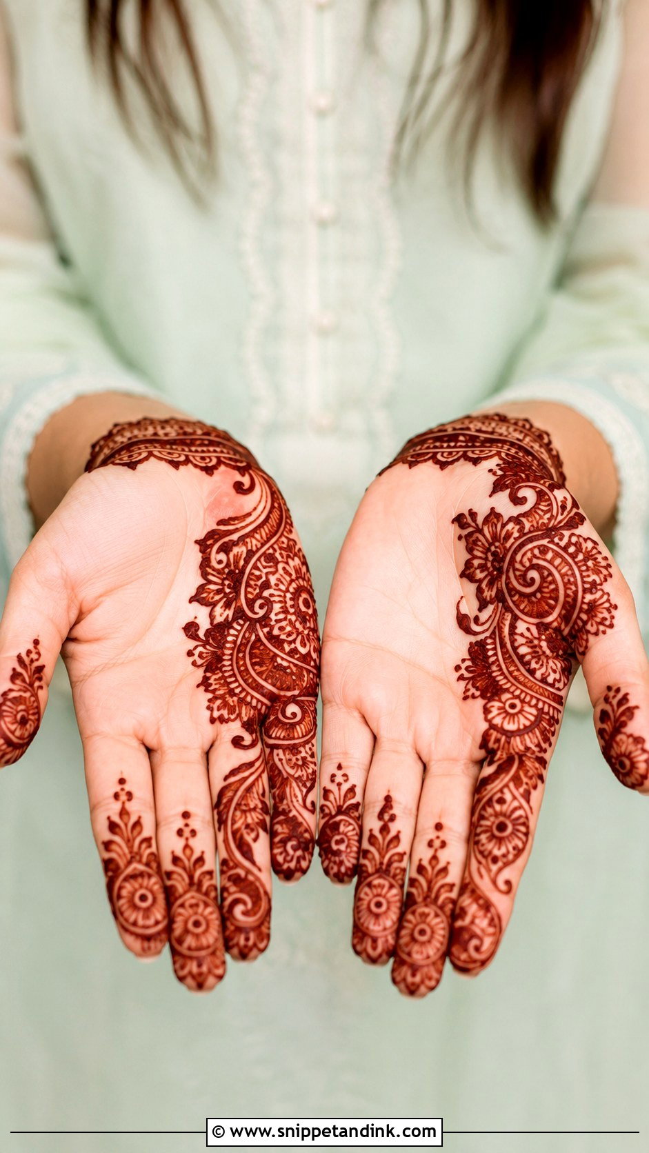 Simple Half Palm Mehndi Design - Snippet and Ink - 35 Simple Easy Palm Mehndi Design Ideas