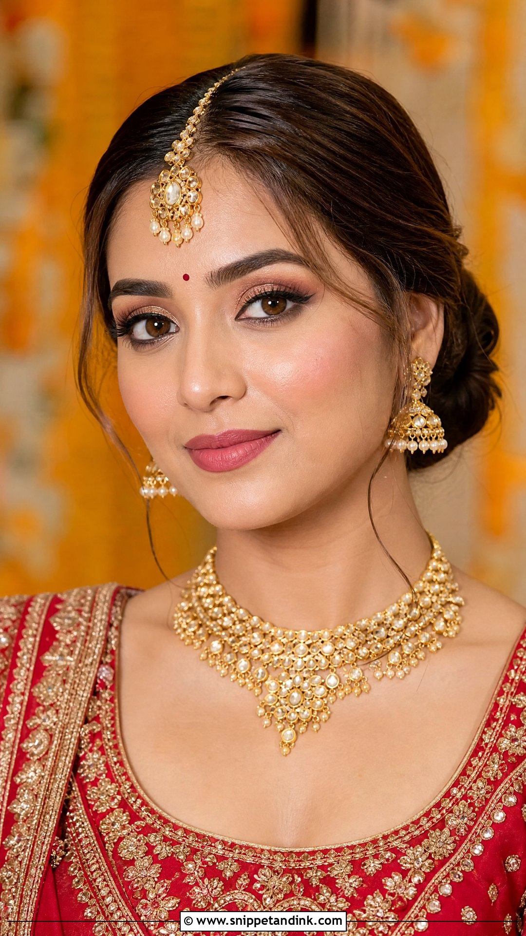 Simple Indian Bridal Makeup - Snippet and Ink - 20 Simple Indian Marriage Makeup Ideas