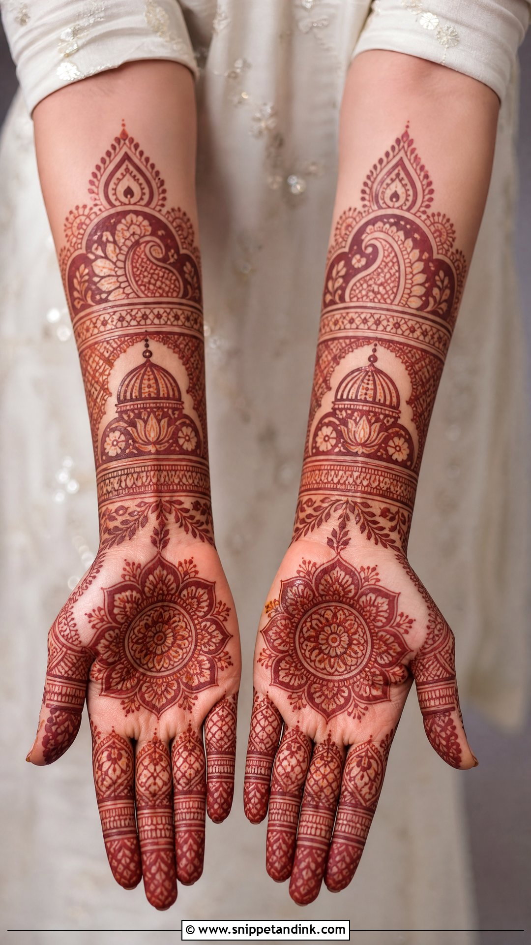 Simple Indian Bridal Mehndi - Snippet and Ink - 25 Simple Mehndi Designs for Bride