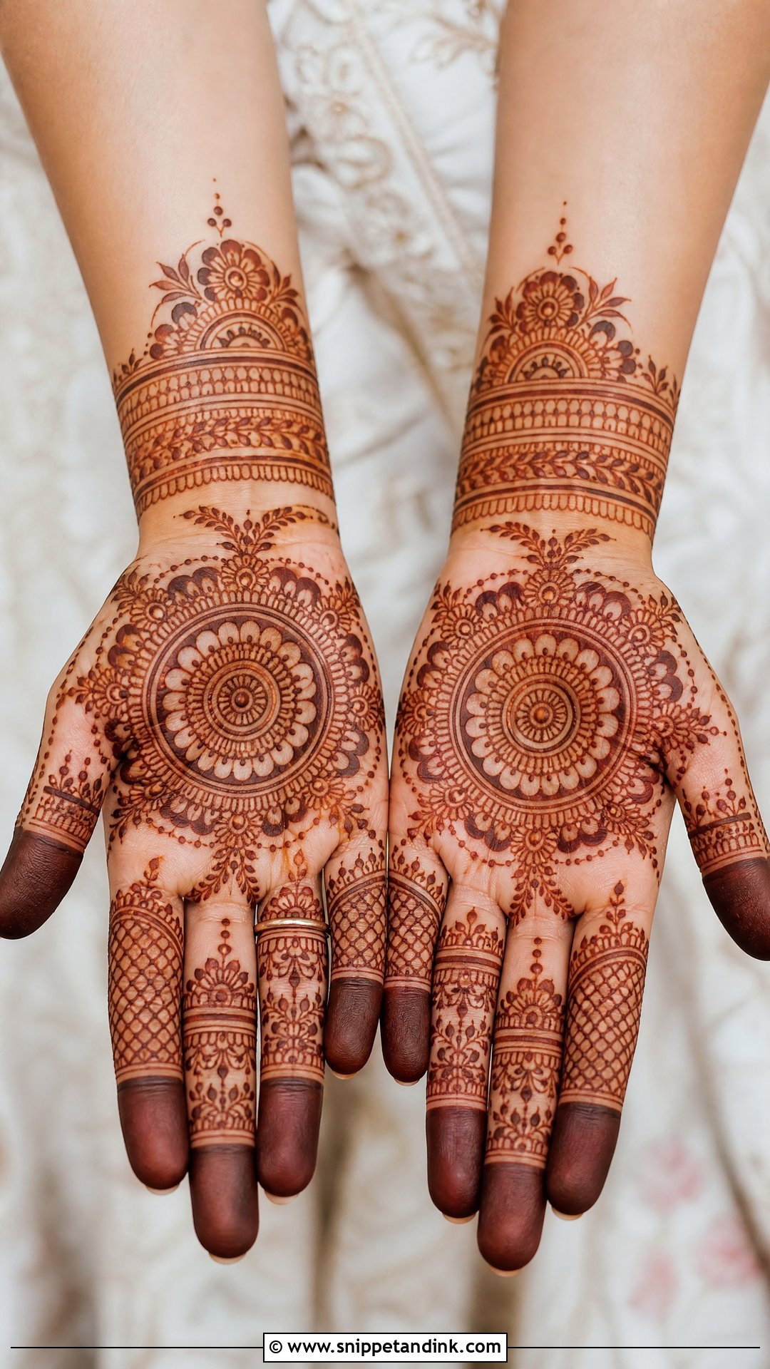 Simple Indian Bridal Mehndi - Snippet and Ink - 20 Indian Bridal Mehndi Designs Brides