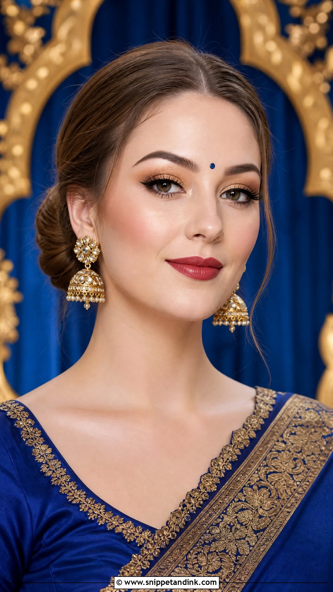 Simple Indian Makeup For Saree - Snippet and Ink - 20 Simple Indian Marriage Makeup Ideas