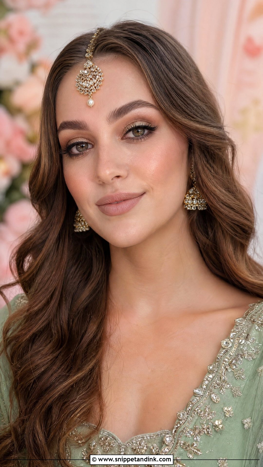 Simple Indian Makeup With Nude Lip - Snippet and Ink - 20 Simple Indian Marriage Makeup Ideas