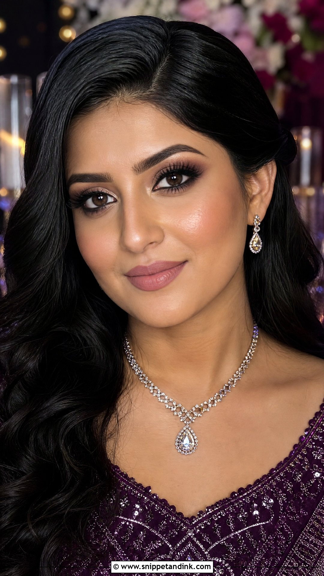 Simple Indian Makeup With Smokey Eyes - Snippet and Ink - 20 Simple Indian Marriage Makeup Ideas