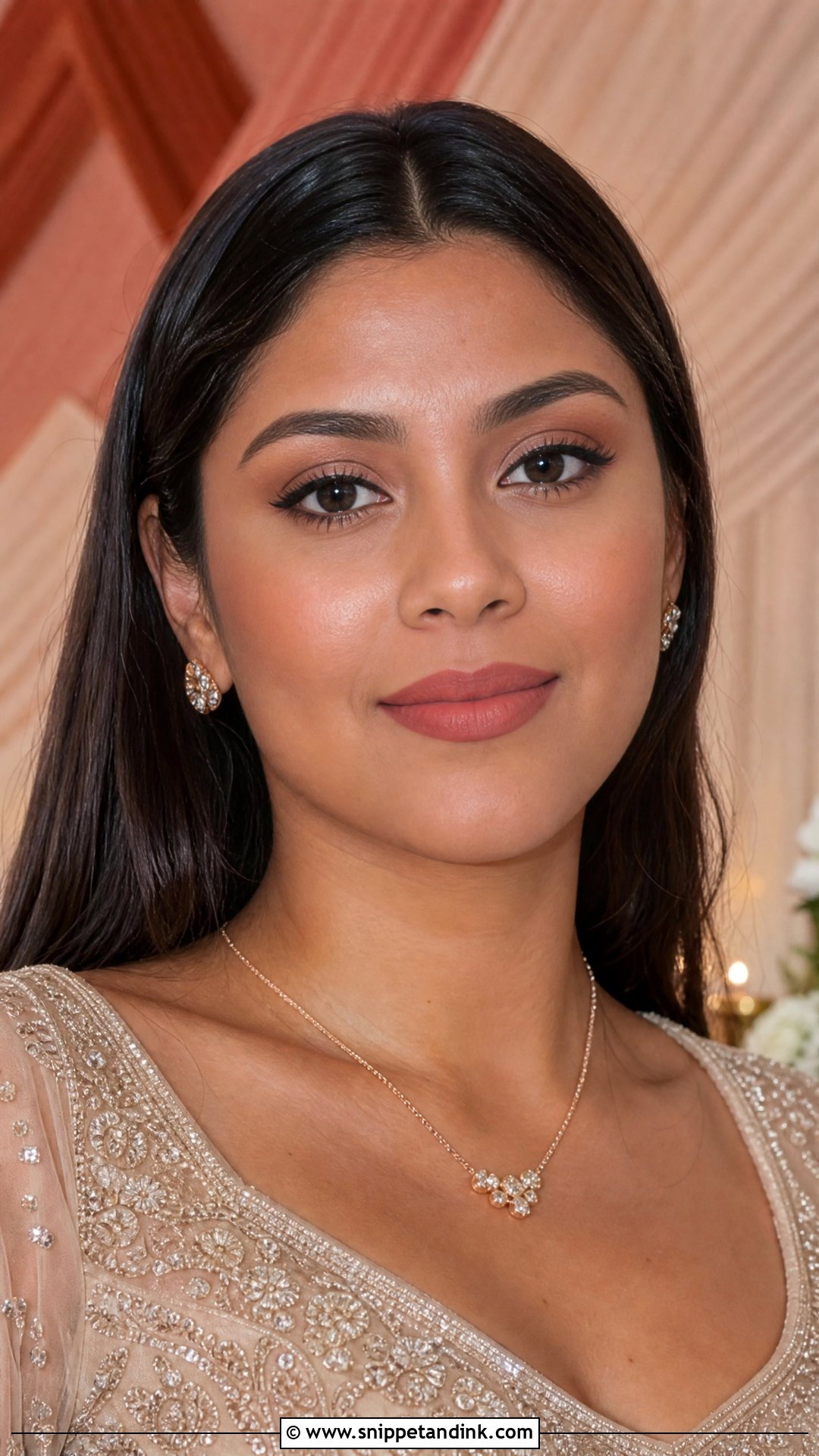 Simple Indian Matte Makeup - Snippet and Ink - 20 Simple Indian Marriage Makeup Ideas