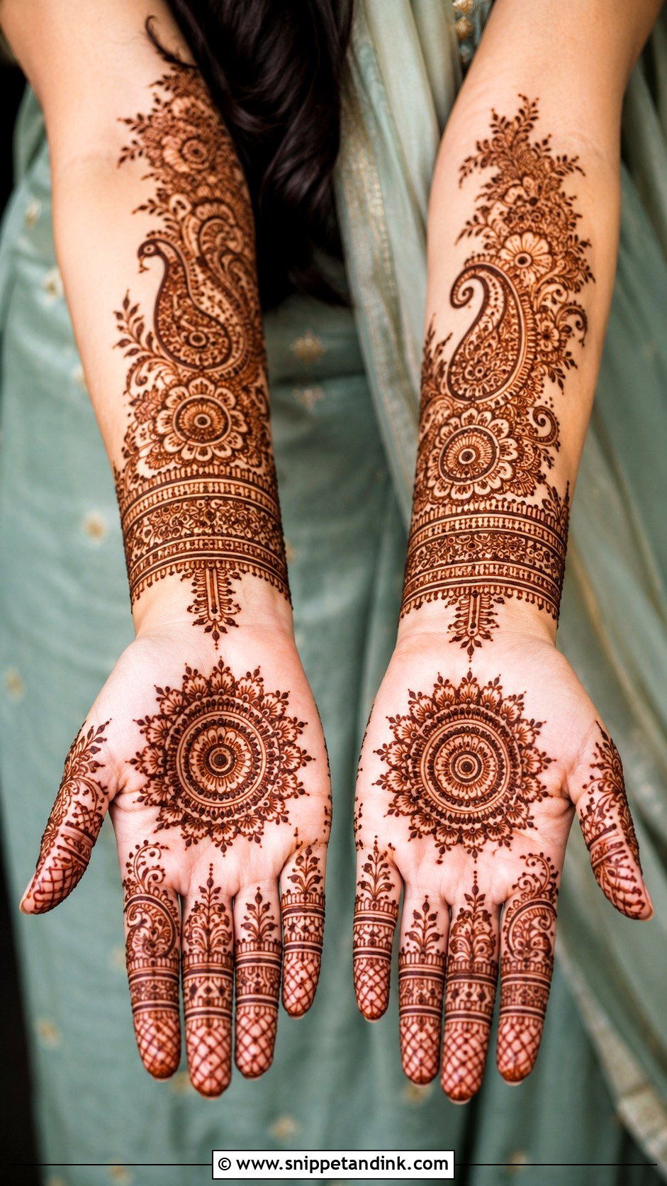 Simple Indian Mehndi Design - Snippet and Ink - 35 Simple Aesthetic Mehndi Designs