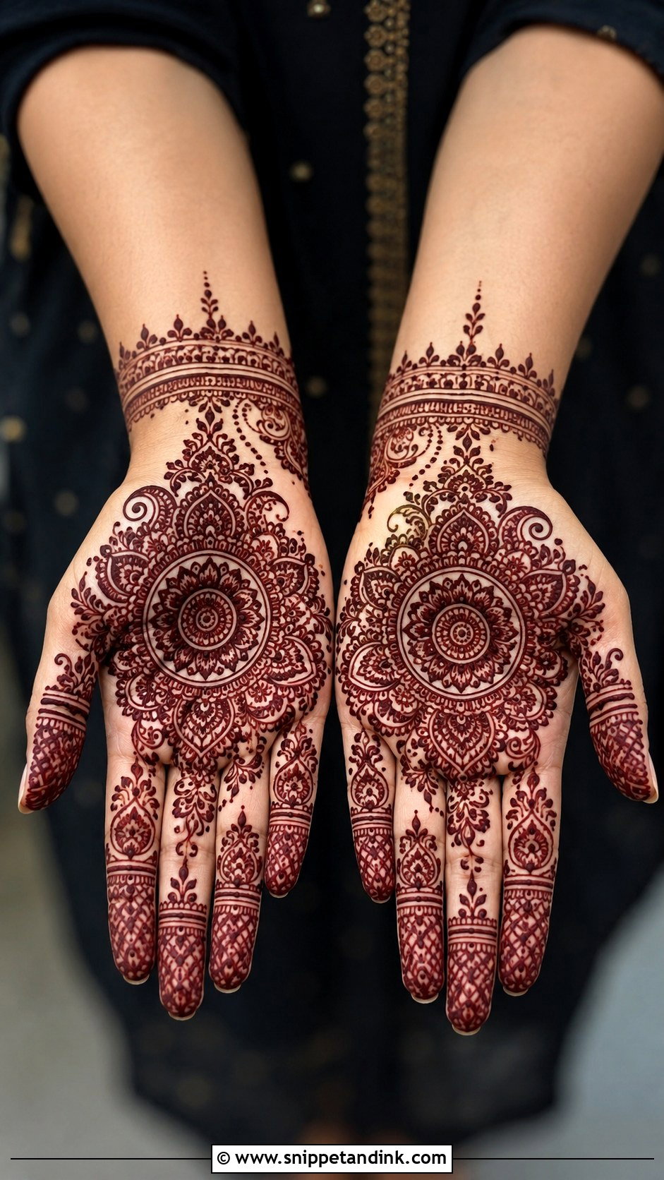 Simple Indian Mehndi Design - Snippet and Ink - 35 Simple Mehndi Designs