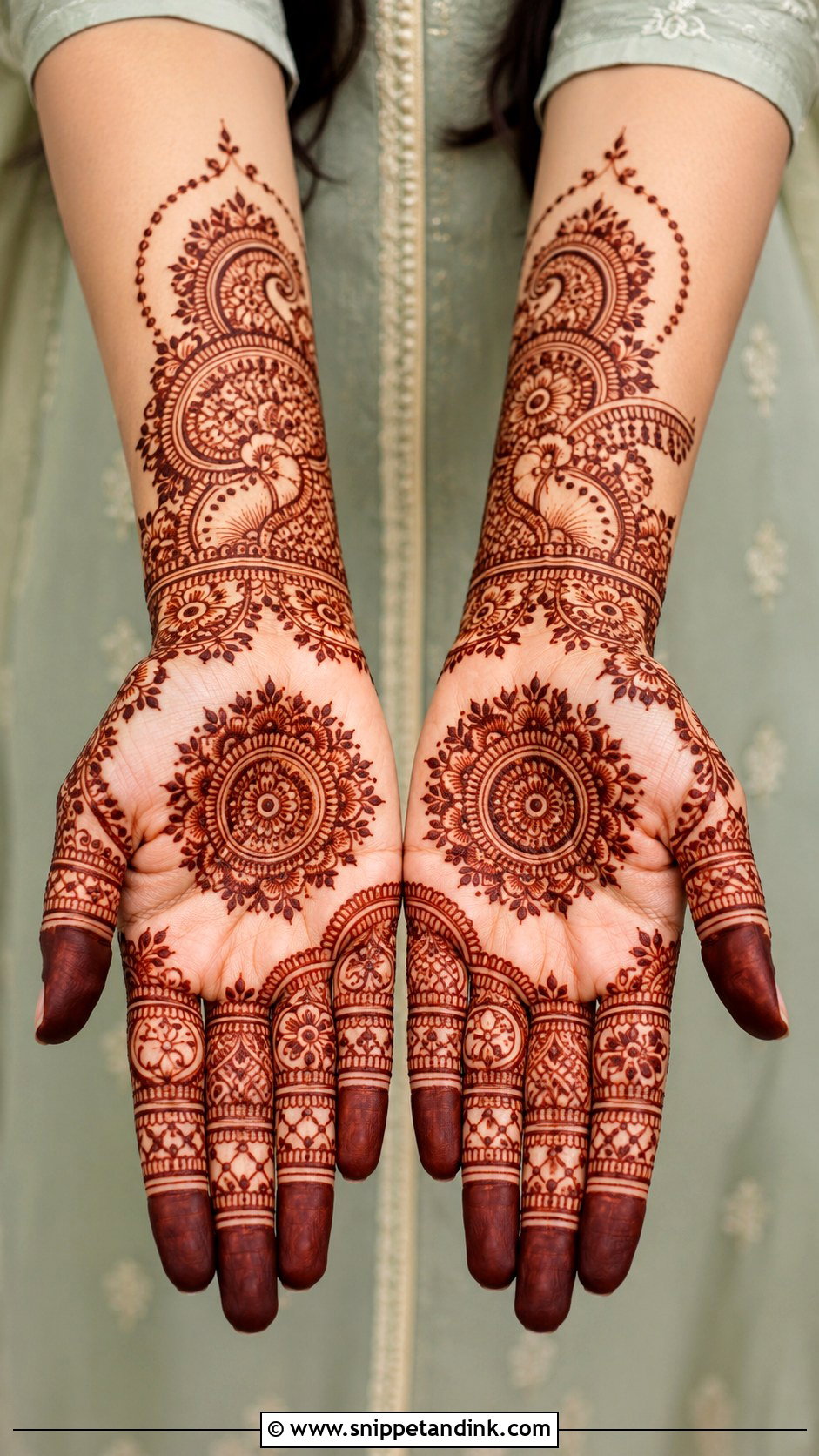 Simple Indian Mehndi Design - Snippet and Ink - 35 Simplest Mehndi Designs