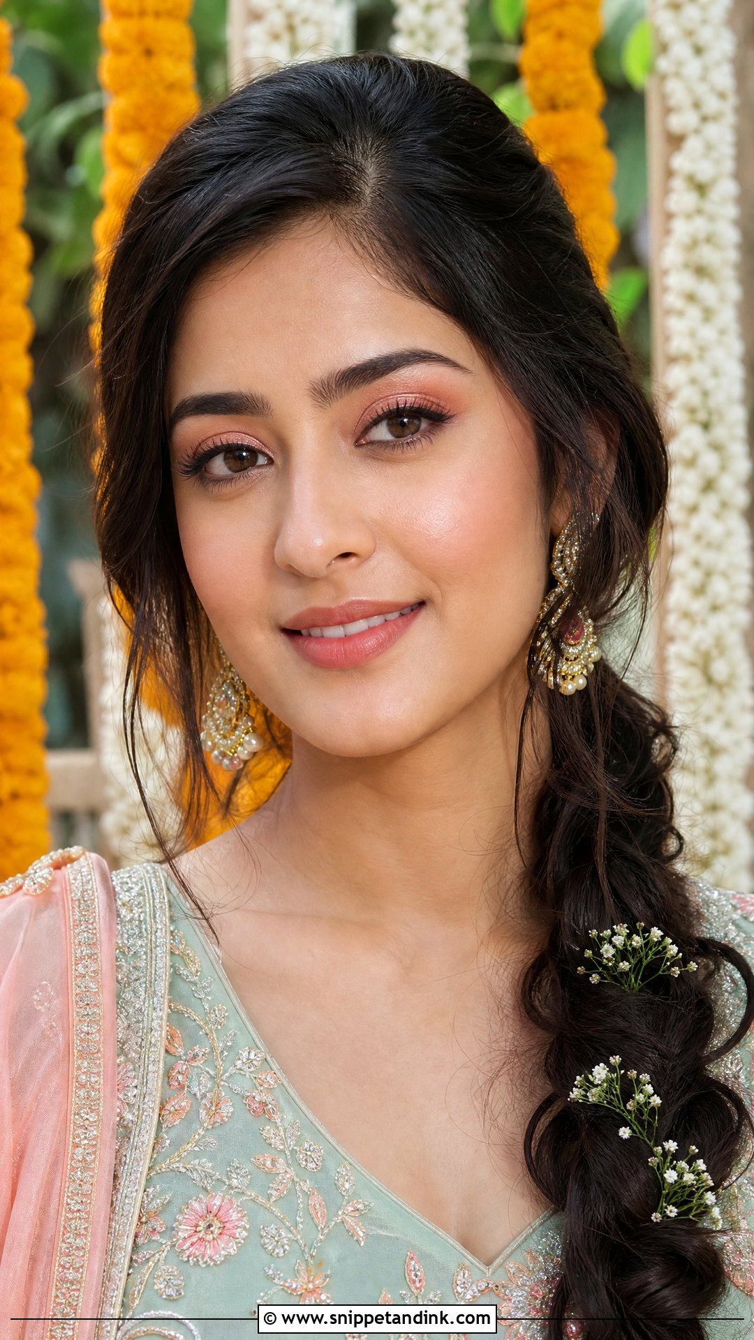 Simple Indian Peach Makeup - Snippet and Ink - 20 Simple Indian Marriage Makeup Ideas