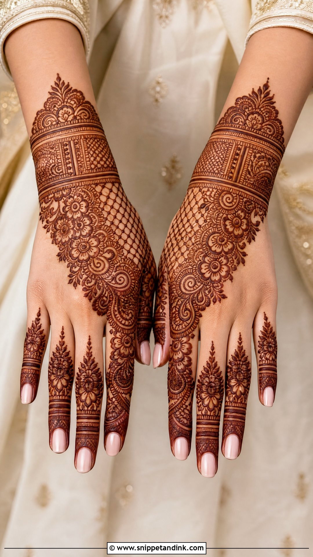 Simple Indo Arabic Bridal Mehndi - Snippet and Ink - 25 Simple Mehndi Designs for Bride