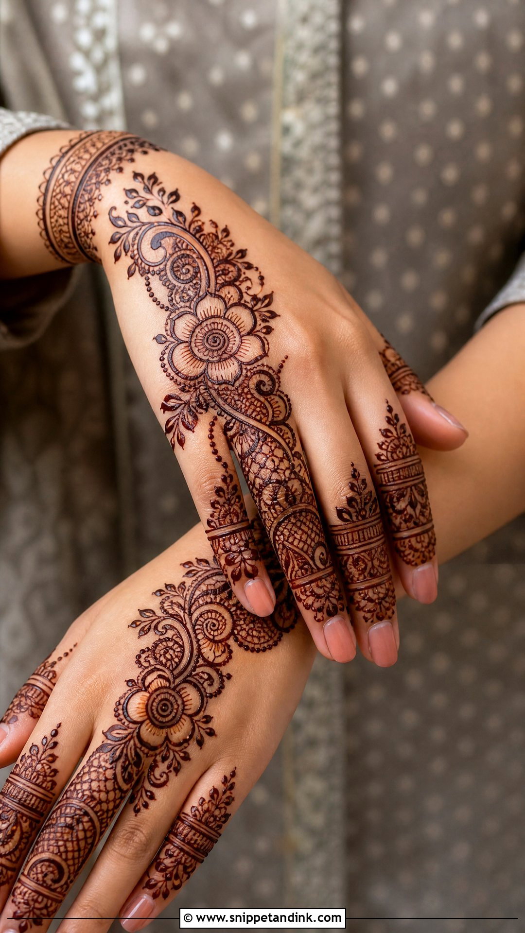 Simple Indo Arabic Mehndi Design - Snippet and Ink - 20 Simple and Unique Mehndi Design Ideas