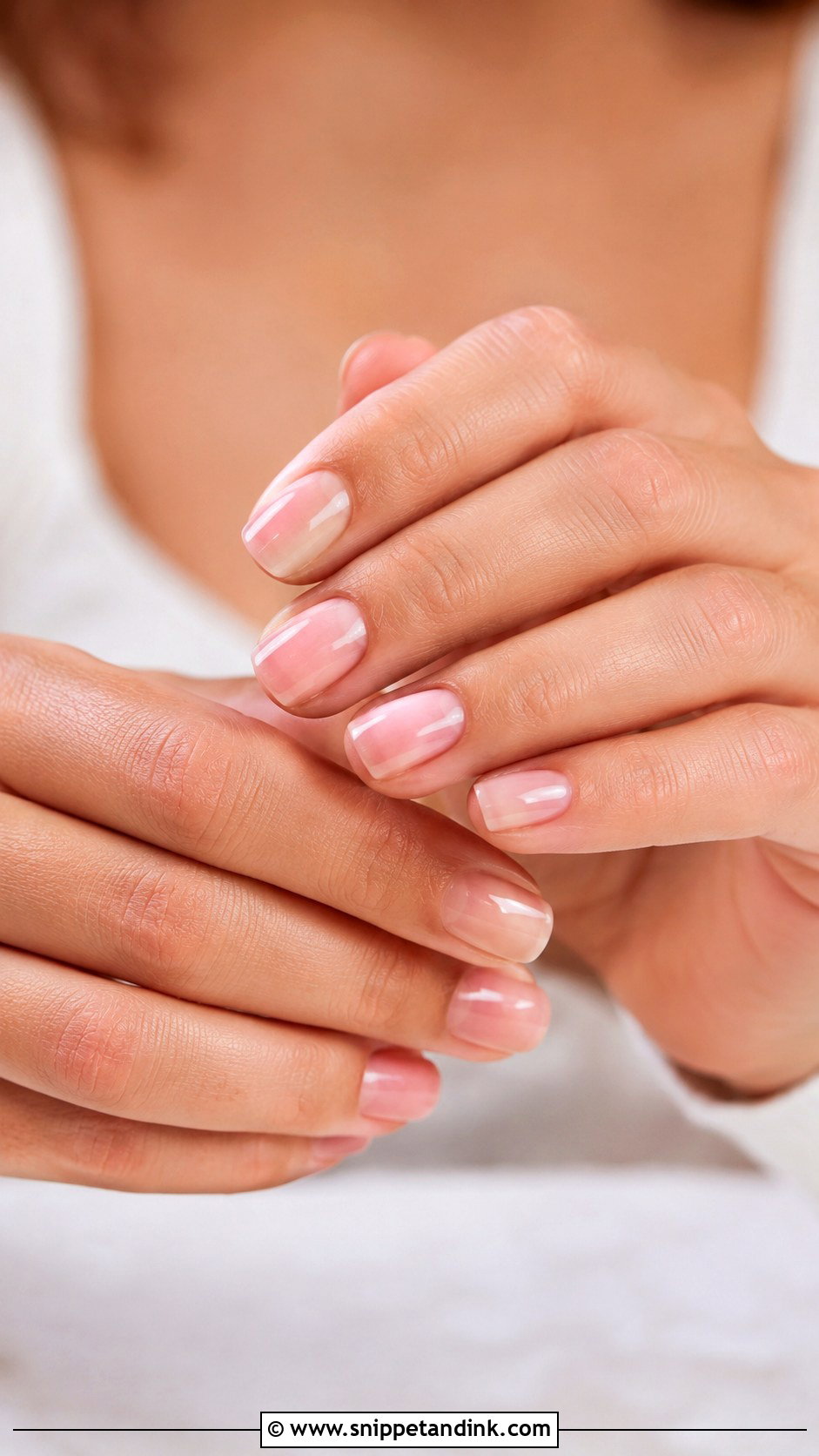 Simple Ivory Wedding Nails - Snippet and Ink - 30 Simple Wedding Nails