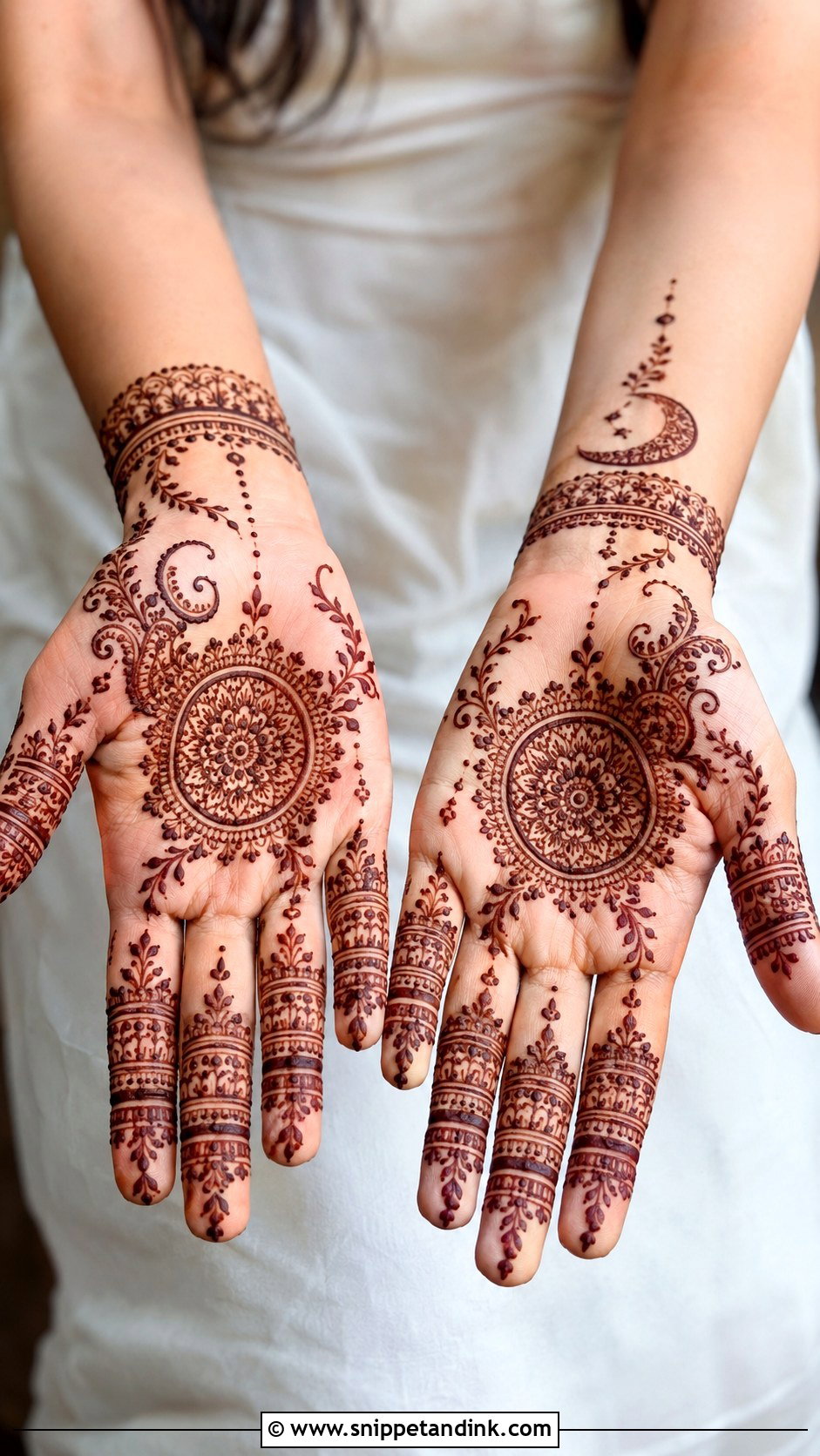 Simple Karwa Chauth Mehndi Design - Snippet and Ink - 35 New Simple Mehndi Designs