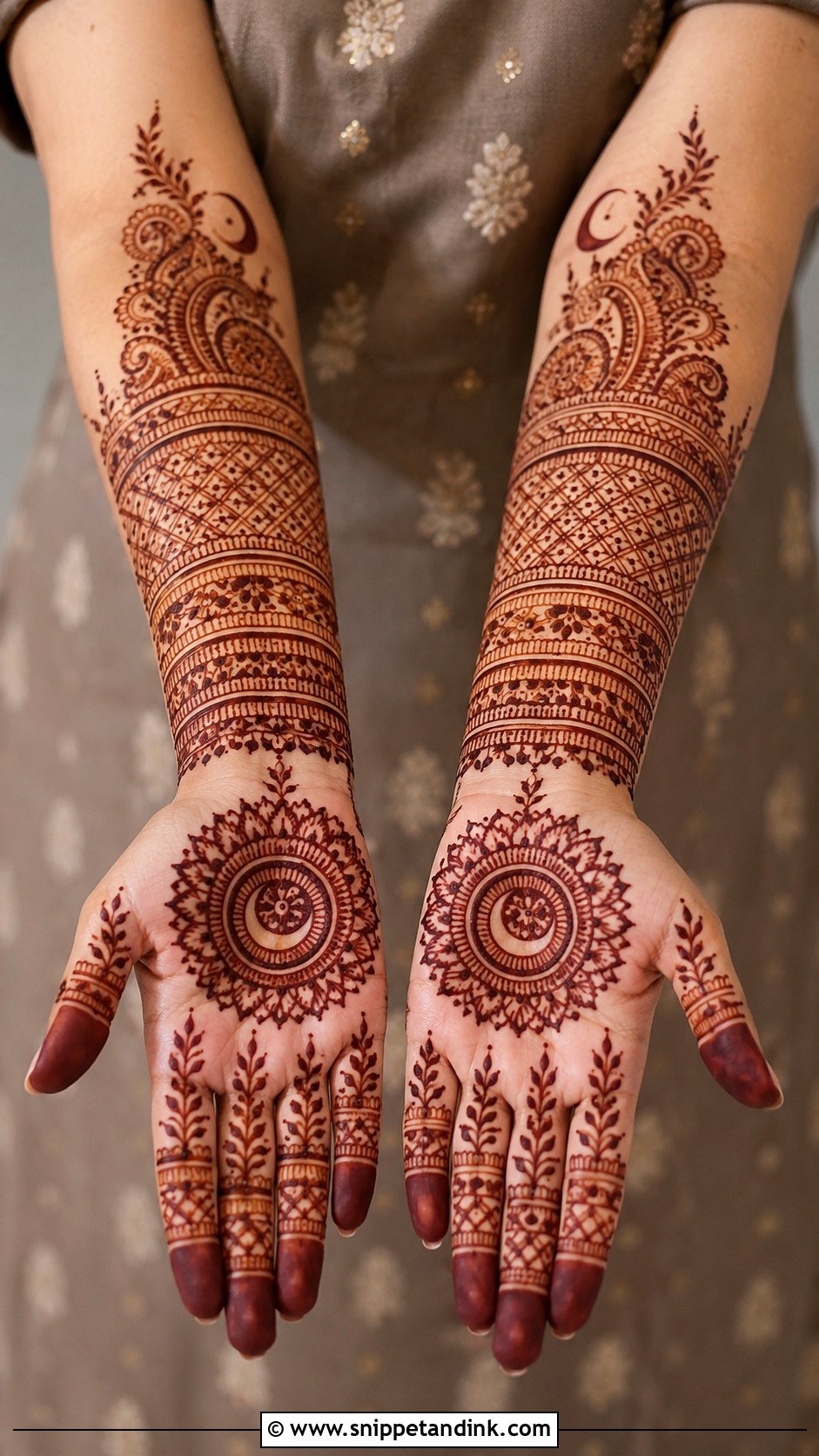 Simple Karwa Chauth Mehndi Design - Snippet and Ink - 35 Simple Mehndi Design Ideas