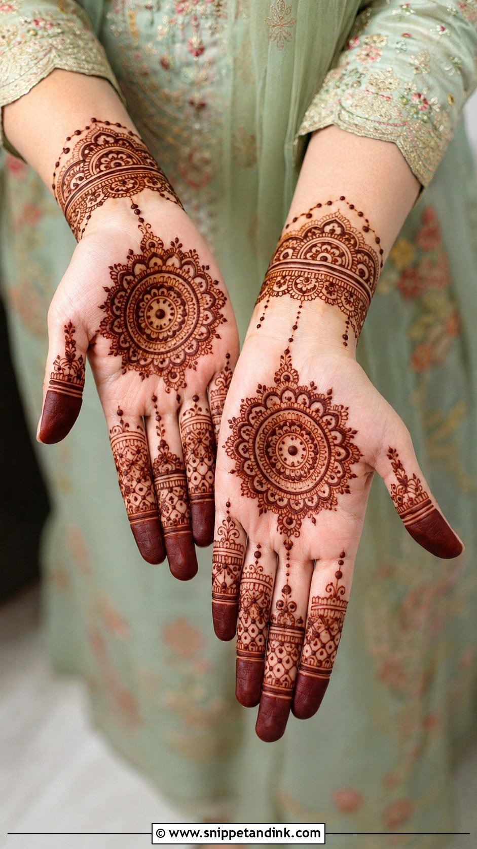 Simple Karwa Chauth Mehndi Design - Snippet and Ink - 35 Simple Mehndi Designs