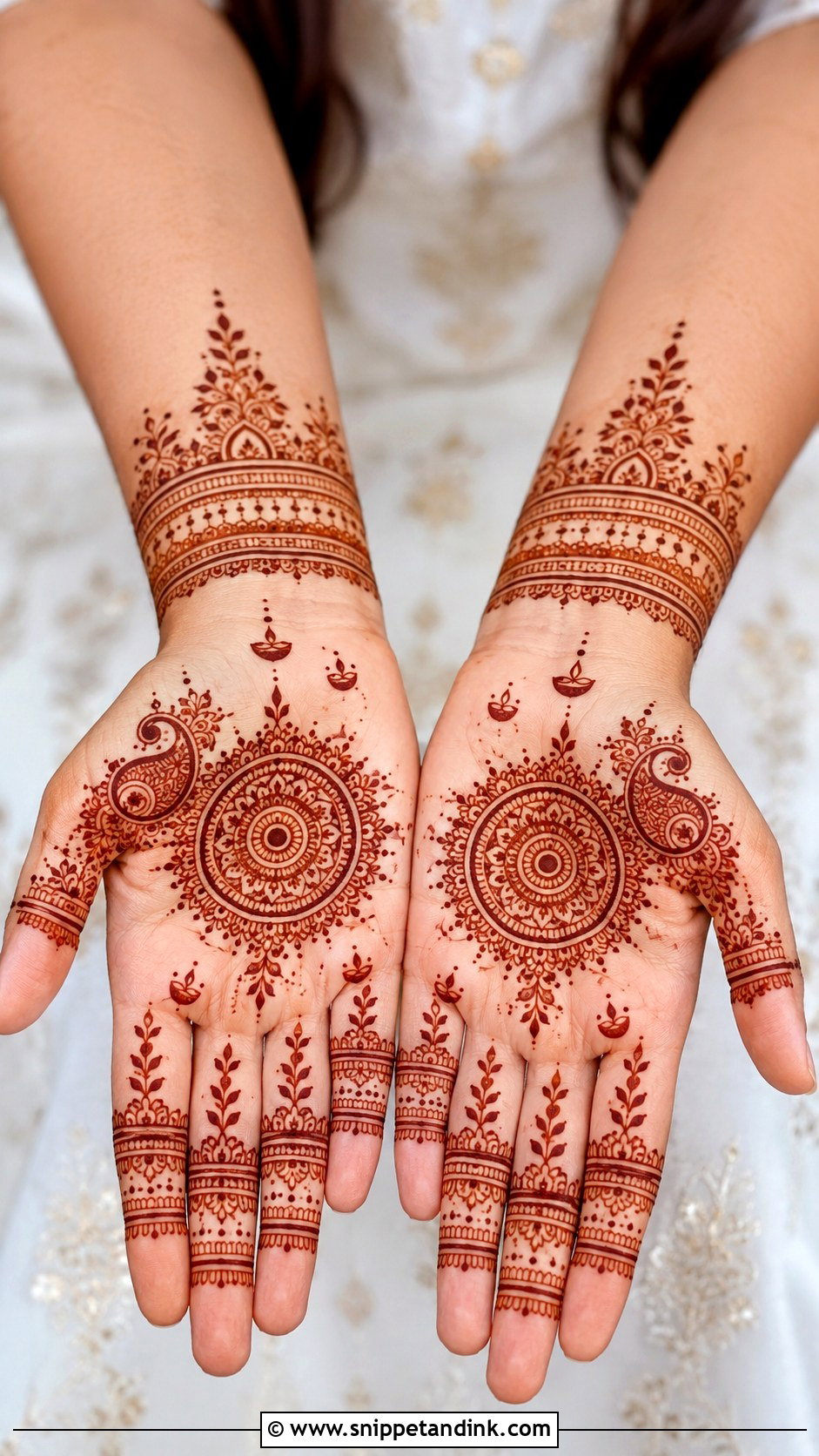 Simple Karwa Chauth Mehndi Design - Snippet and Ink - 35 Latest Simple Mehndi Designs