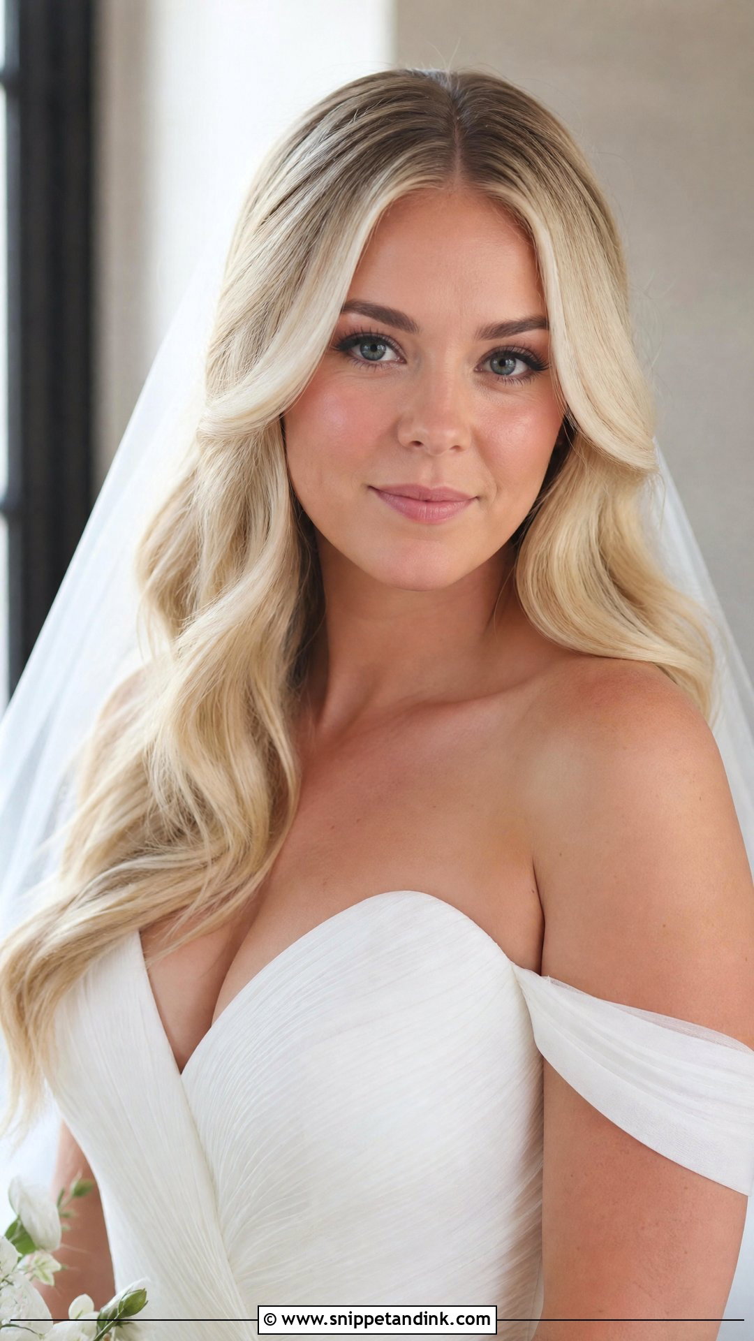 Simple Loose Waves Wedding Hairstyle - Snippet and Ink - 20 Simple Wedding Hairstyle Ideas