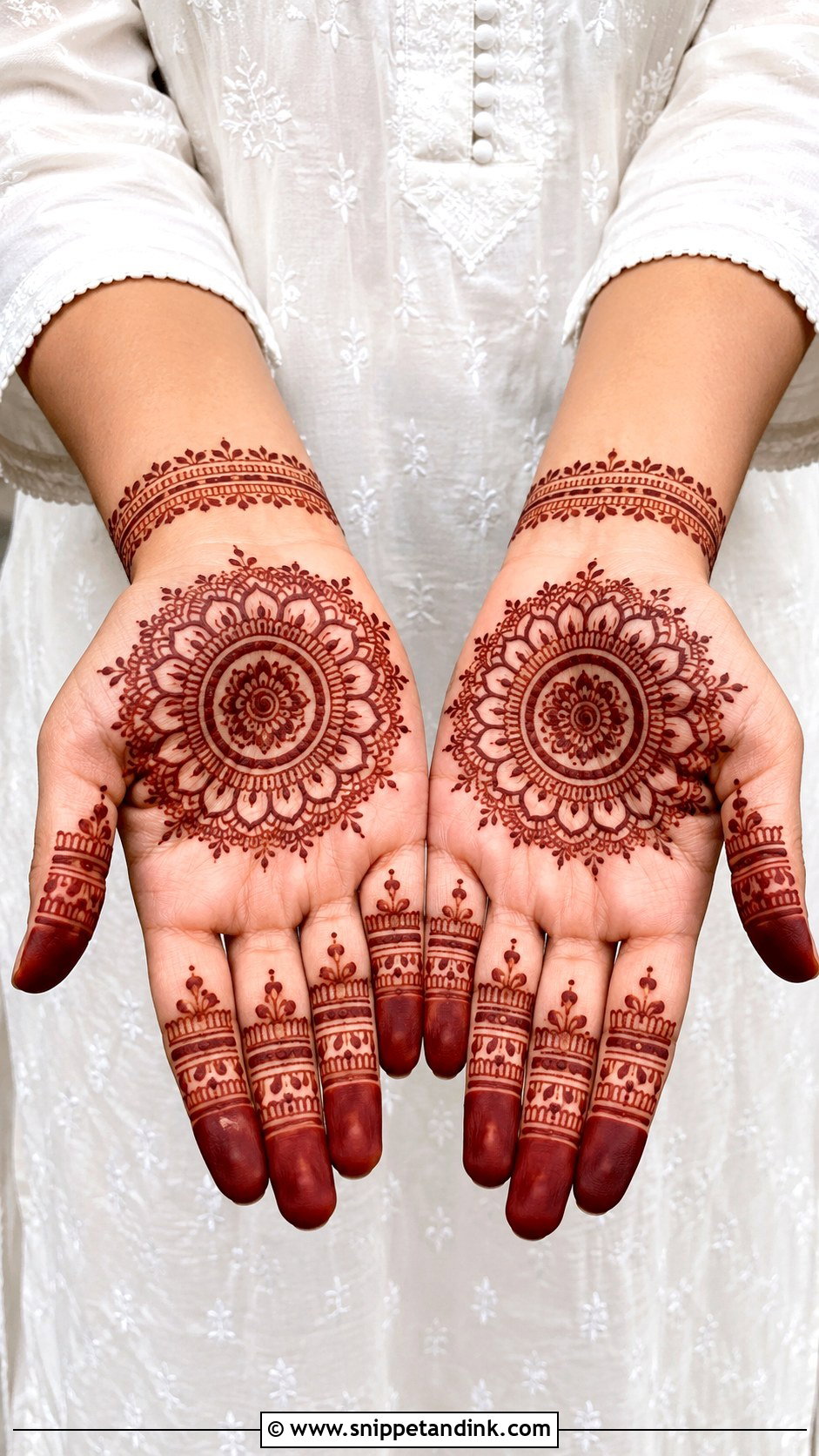 Simple Mandala Mehndi Design - Snippet and Ink - 35 Latest Simple Mehndi Designs