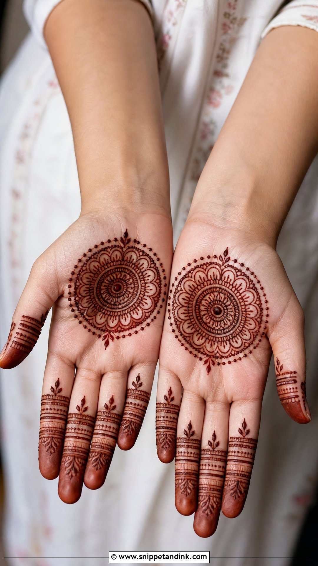 Simple Mandala Mehndi Design - Snippet and Ink - 20 Simple and Unique Mehndi Design Ideas