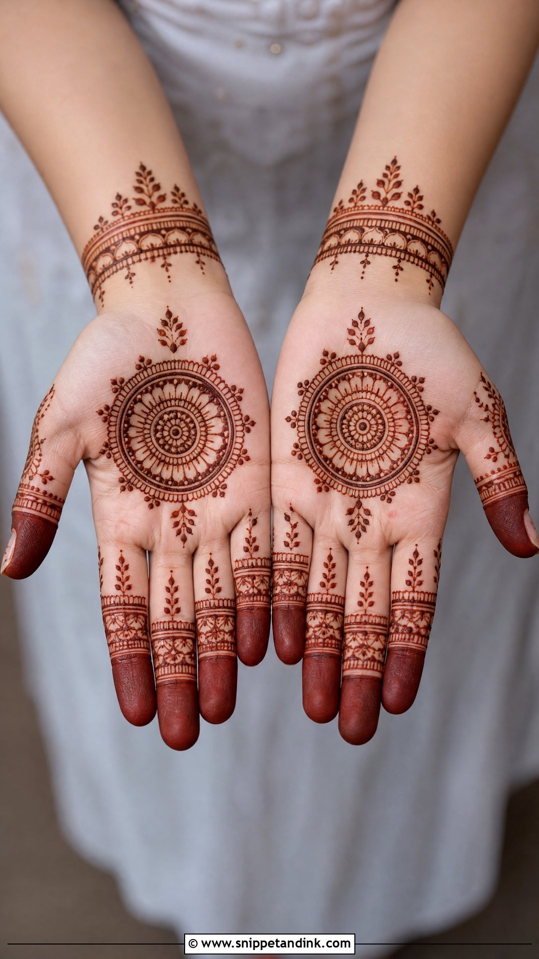 Simple Mehndi Design For Front Hand - Snippet and Ink - 25 Mehndi New Design Ideas