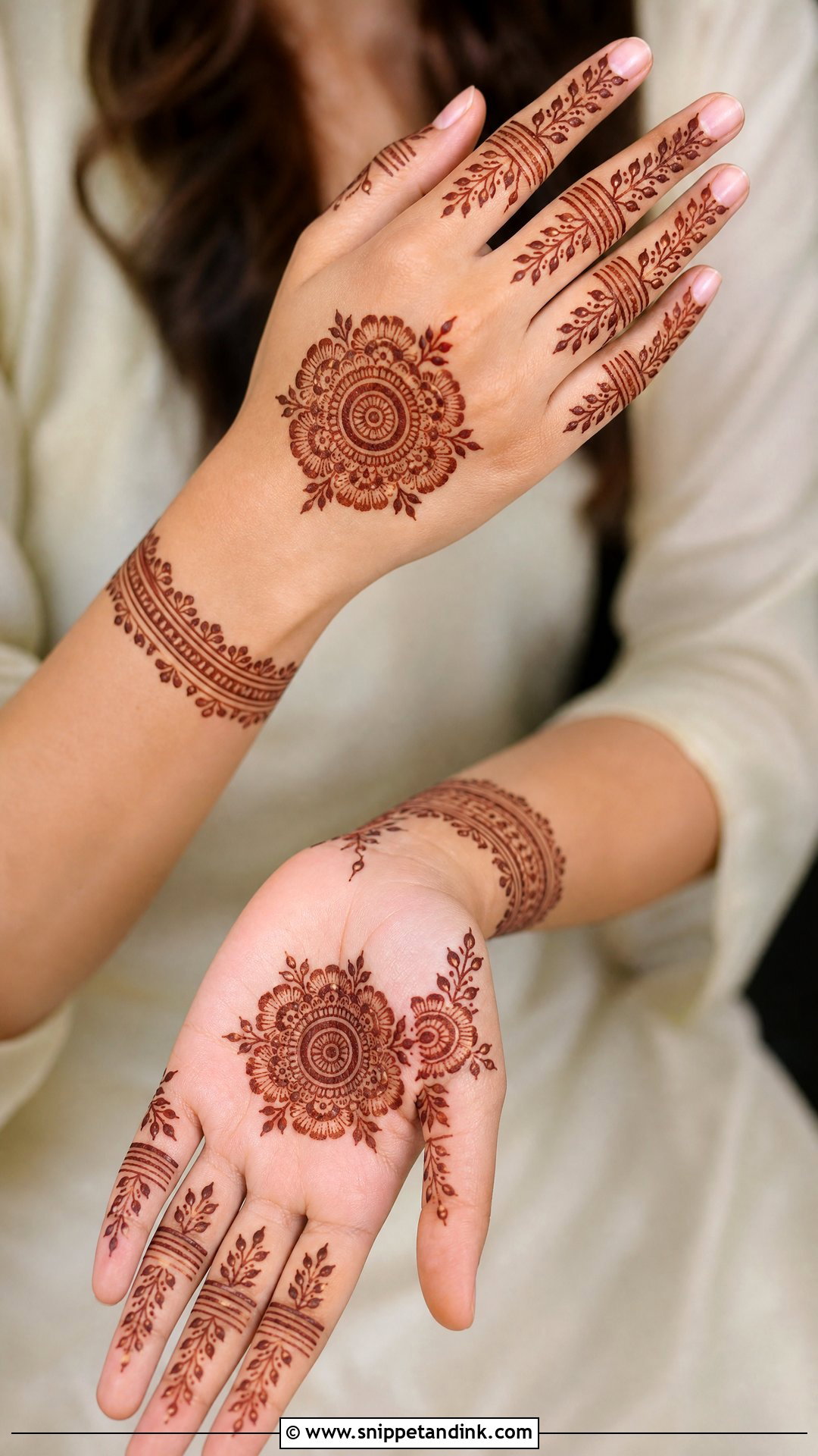 Simple Mehndi Design For Wedding Guests - Snippet and Ink - 20 Mehndi Designs for Wedding Function