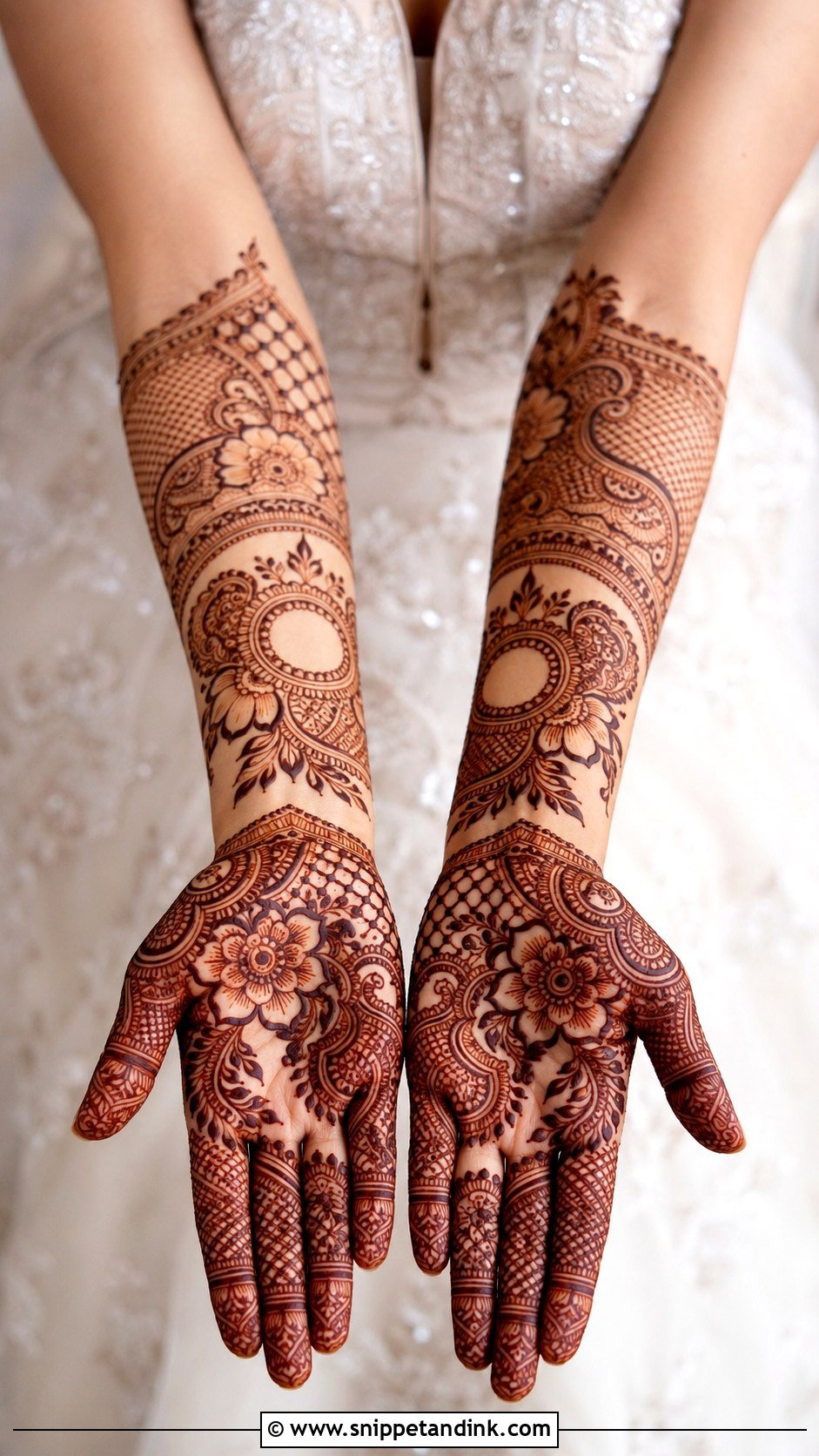 Simple Modern Bridal Mehndi Design - Snippet and Ink - 35 Simple Modern Mehndi Designs
