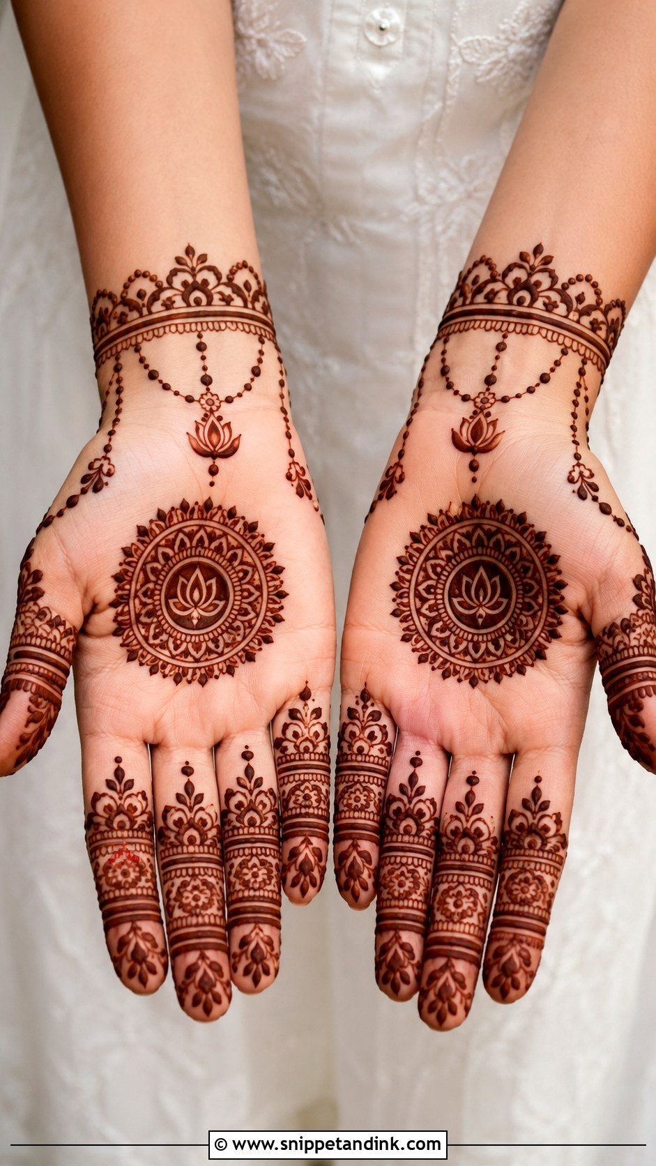 Simple Modern Diwali Mehndi Design - Snippet and Ink - 35 Simple Modern Mehndi Designs