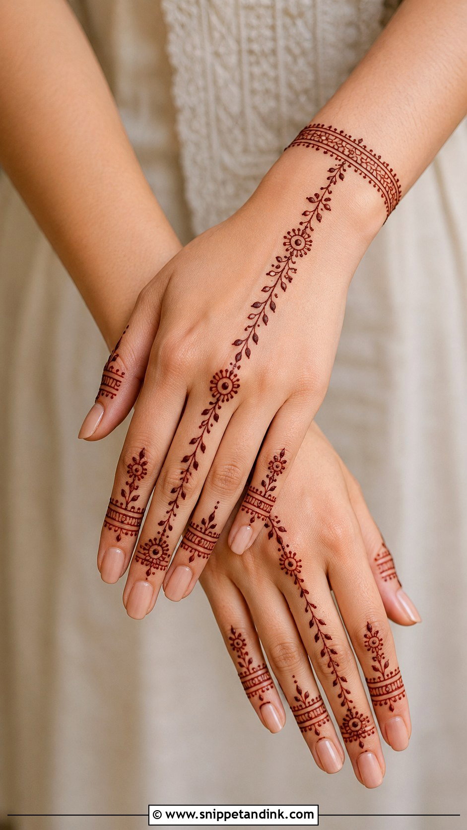 Simple Modern Mehndi Design - Snippet and Ink - 35 Latest Simple Mehndi Designs