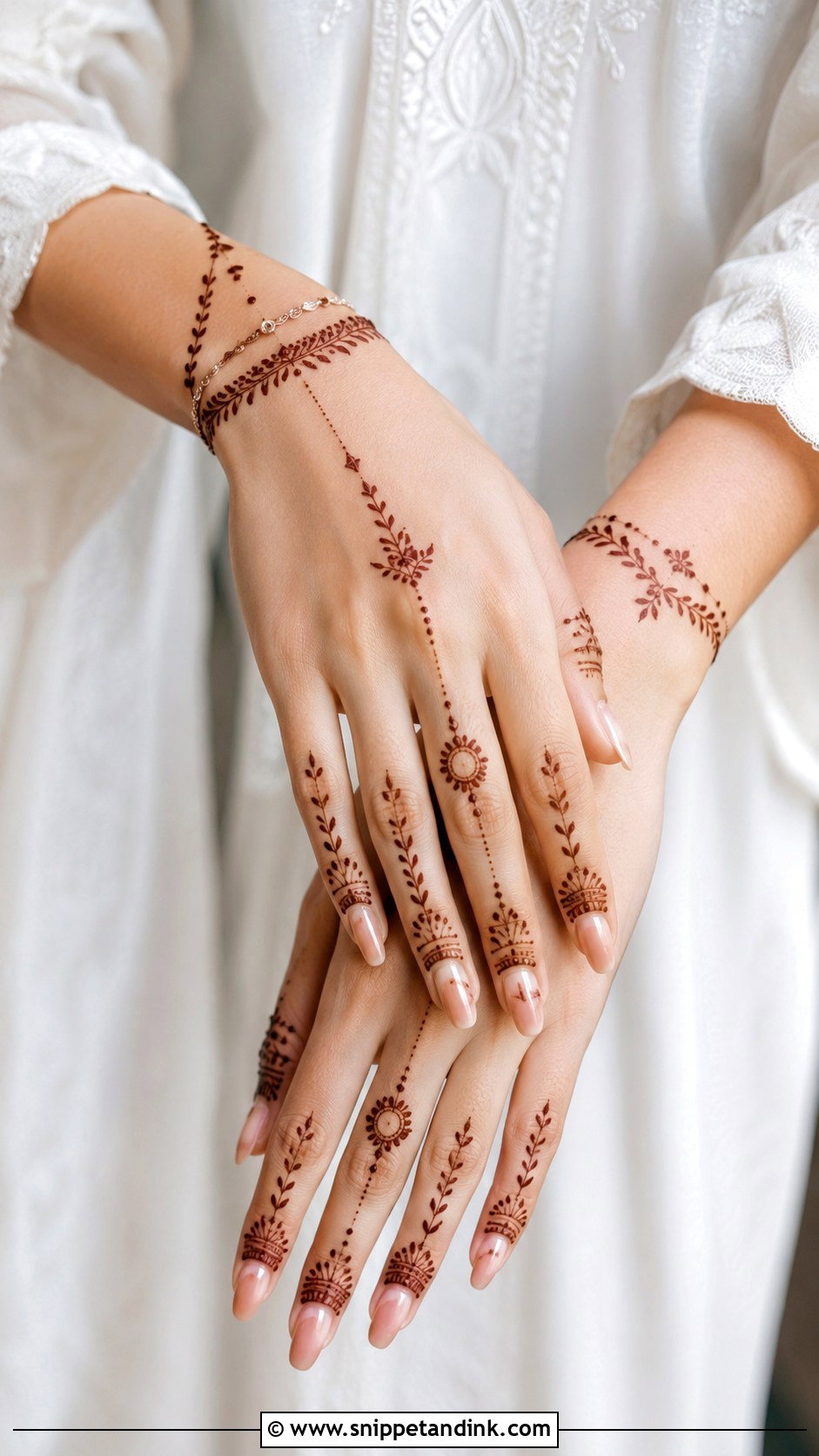 Simple Modern Mehndi Design - Snippet and Ink - 35 Simple Mehndi Design Ideas