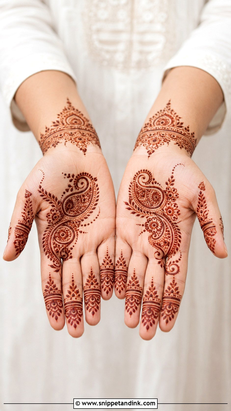 Simple Modern Paisley Mehndi Design - Snippet and Ink - 35 Simple Modern Mehndi Designs