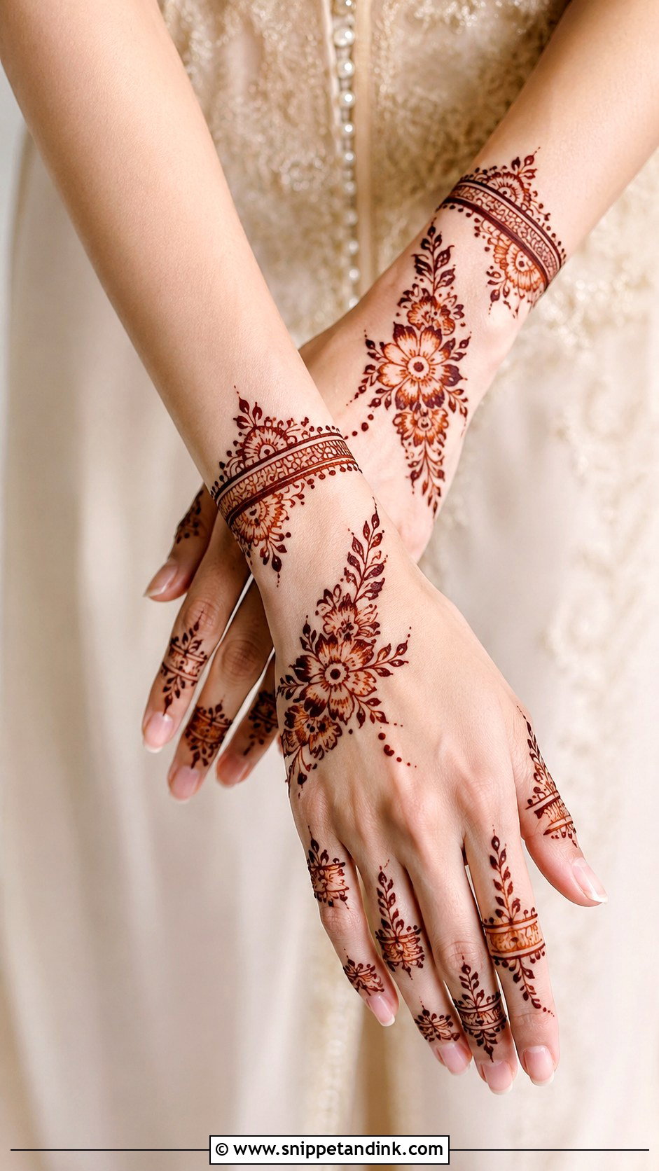 Simple Modern Party Mehndi Design - Snippet and Ink - 35 Simple Modern Mehndi Designs