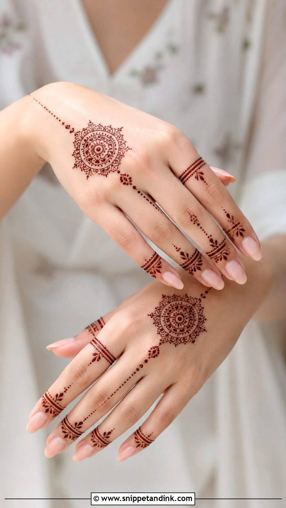 Simple Modern Ring Mehndi Design - Snippet and Ink - 35 Simple Modern Mehndi Designs