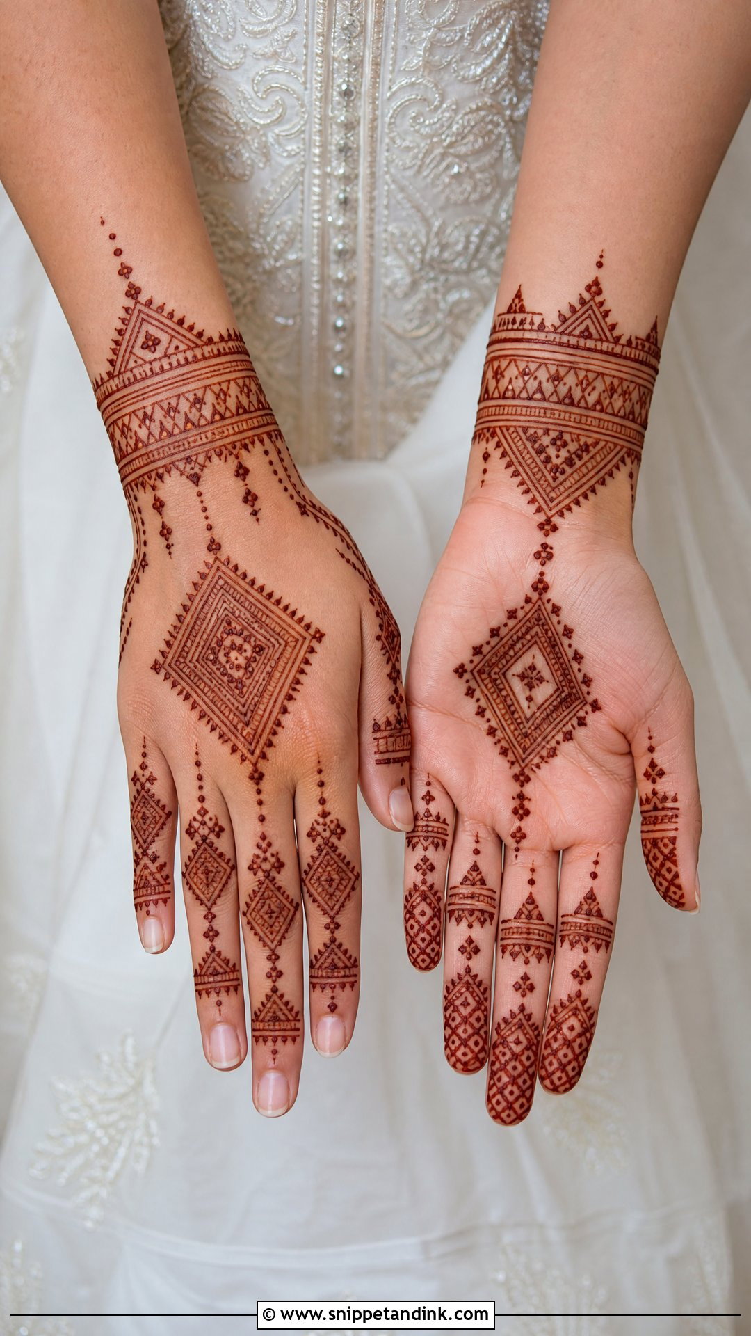 Simple Moroccan Bridal Mehndi - Snippet and Ink - 25 Simple Mehndi Designs for Bride