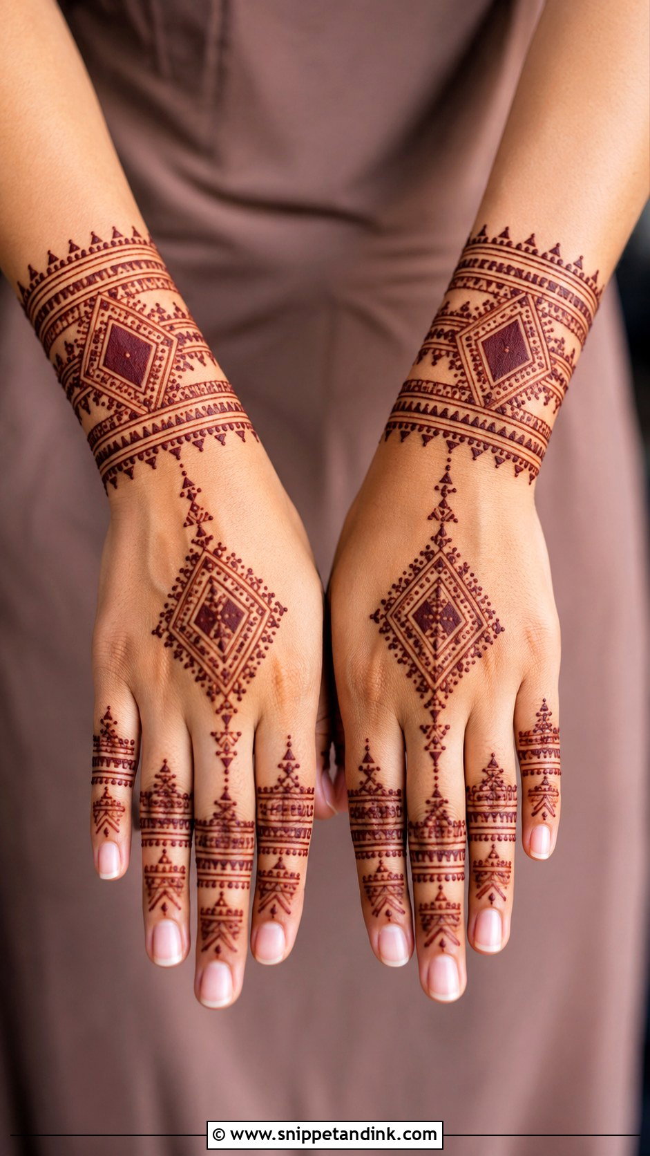 Simple Moroccan Mehndi Design - Snippet and Ink - 35 Latest Simple Mehndi Designs