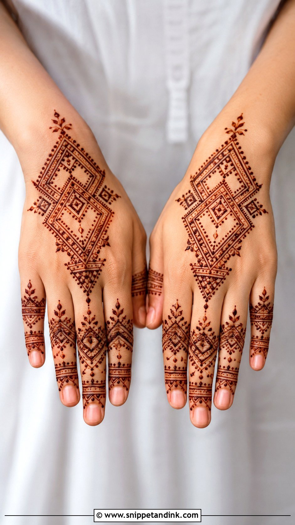 Simple Moroccan Mehndi Design - Snippet and Ink - 35 Simple Mehndi Design Ideas