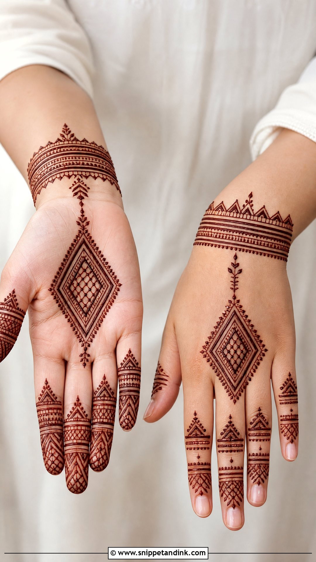 Simple Moroccan Mehndi Design - Snippet and Ink - 20 Simple and Unique Mehndi Design Ideas