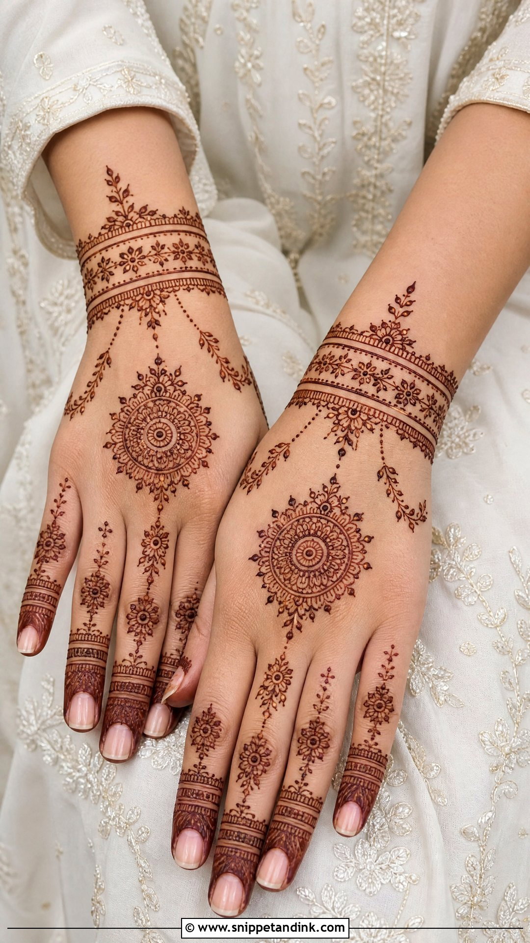 Simple Muslim Bridal Mehndi Design - Snippet and Ink - 20 Muslim Bridal Mehndi Designs
