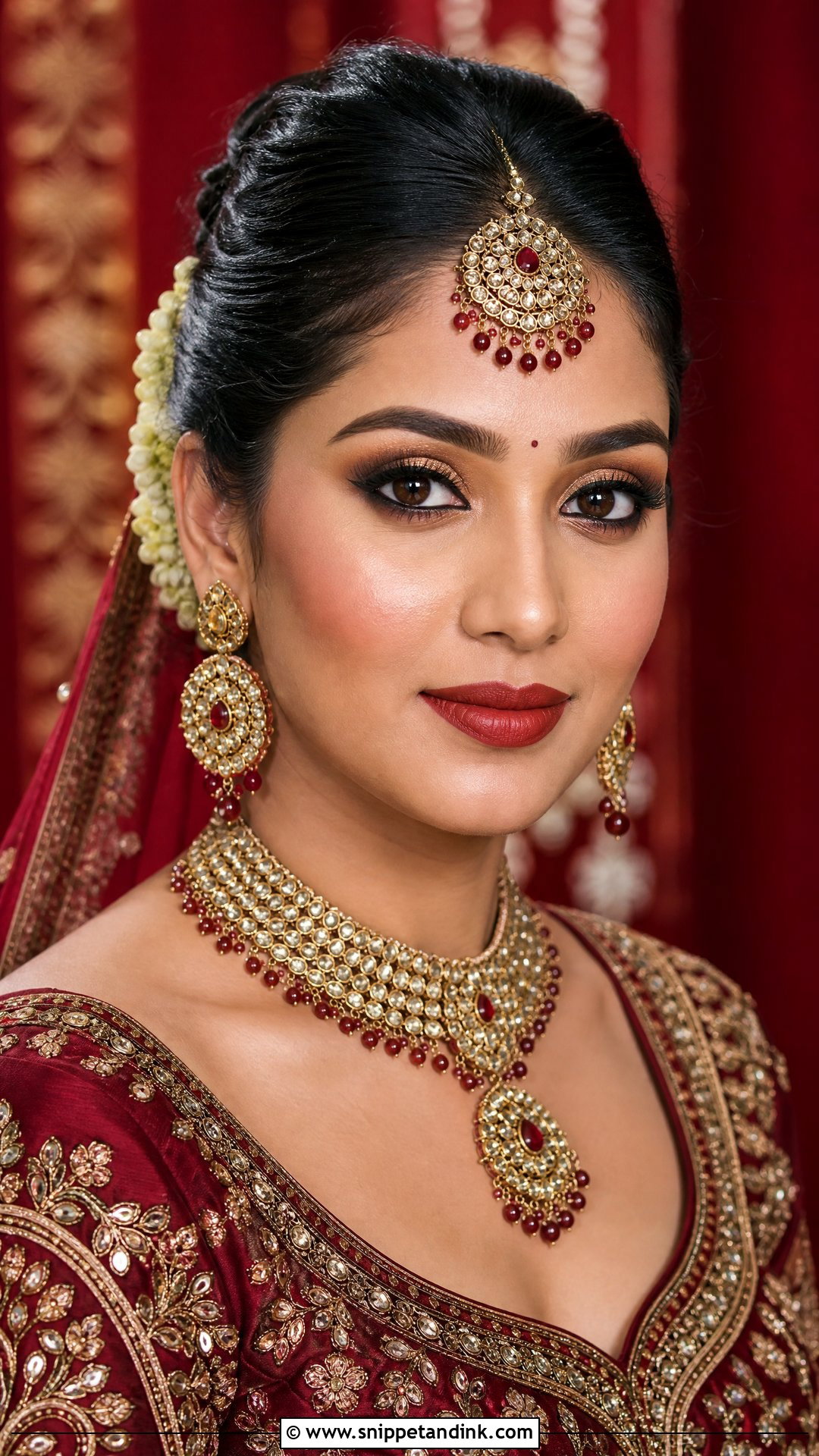 Simple North Indian Bridal Makeup - Snippet and Ink - 20 Simple Indian Marriage Makeup Ideas