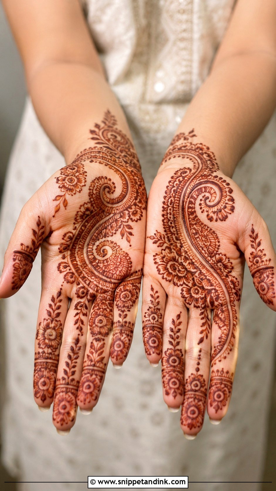 Simple Paisley Mehndi Design - Snippet and Ink - 35 Latest Simple Mehndi Designs