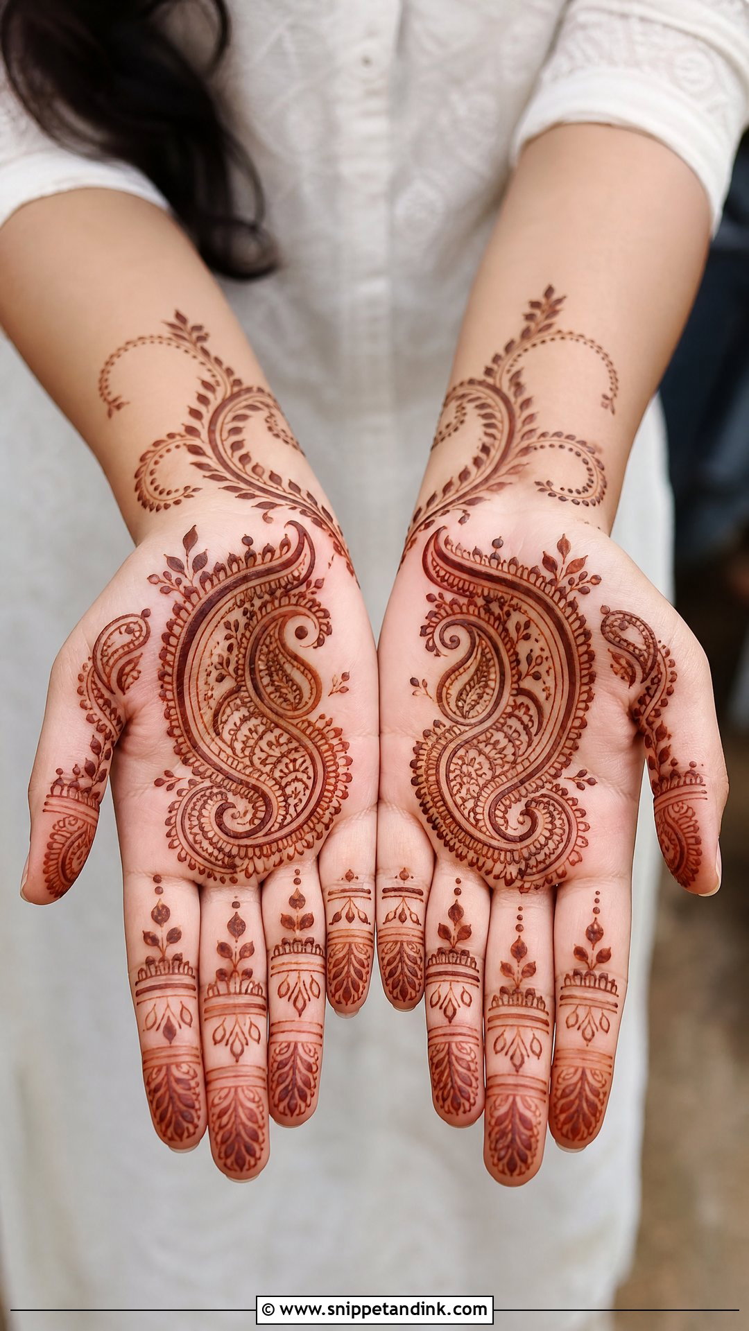 Simple Paisley Mehndi Design - Snippet and Ink - 20 Simple and Unique Mehndi Design Ideas