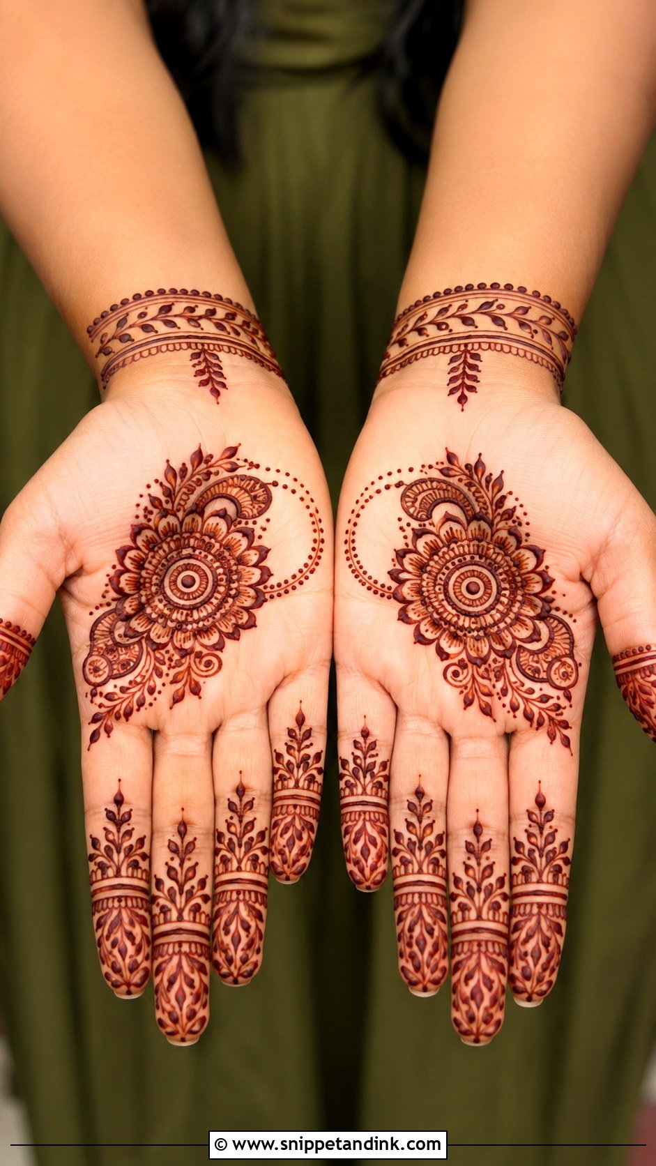 Simple Palm Mehndi Design - Snippet and Ink - 35 Latest Simple Mehndi Designs