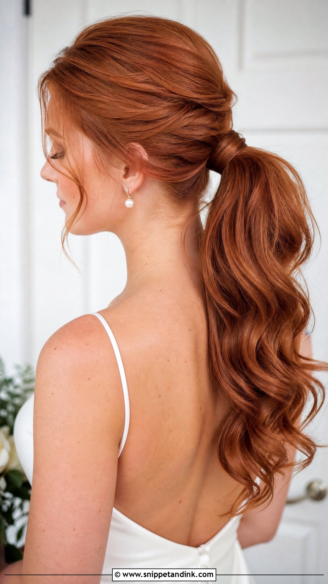 Simple Ponytail Wedding Hair Updo - Snippet and Ink - 15 Easy Wedding Hair Updos