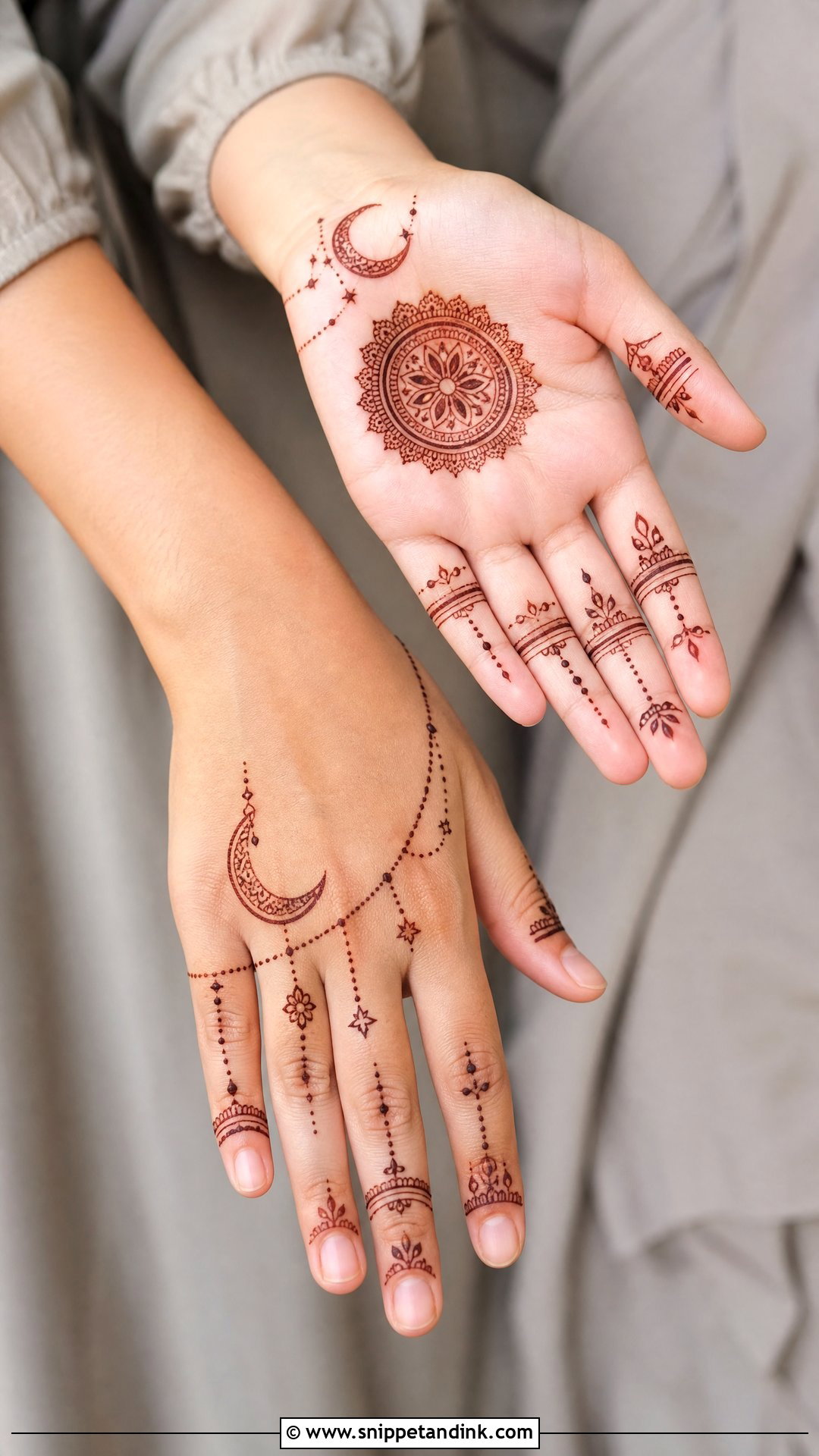 Simple Ramadan Mehndi Design - Snippet and Ink - 30 Ramadan Mehndi Designs