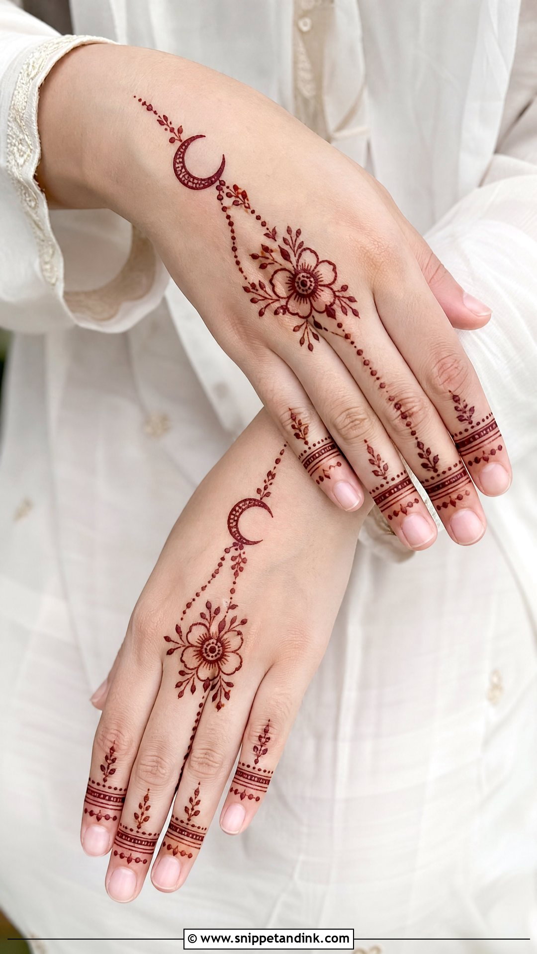 Simple Ramzan Mehndi Design - Snippet and Ink - 30 Ramzan Mehndi Design Ideas