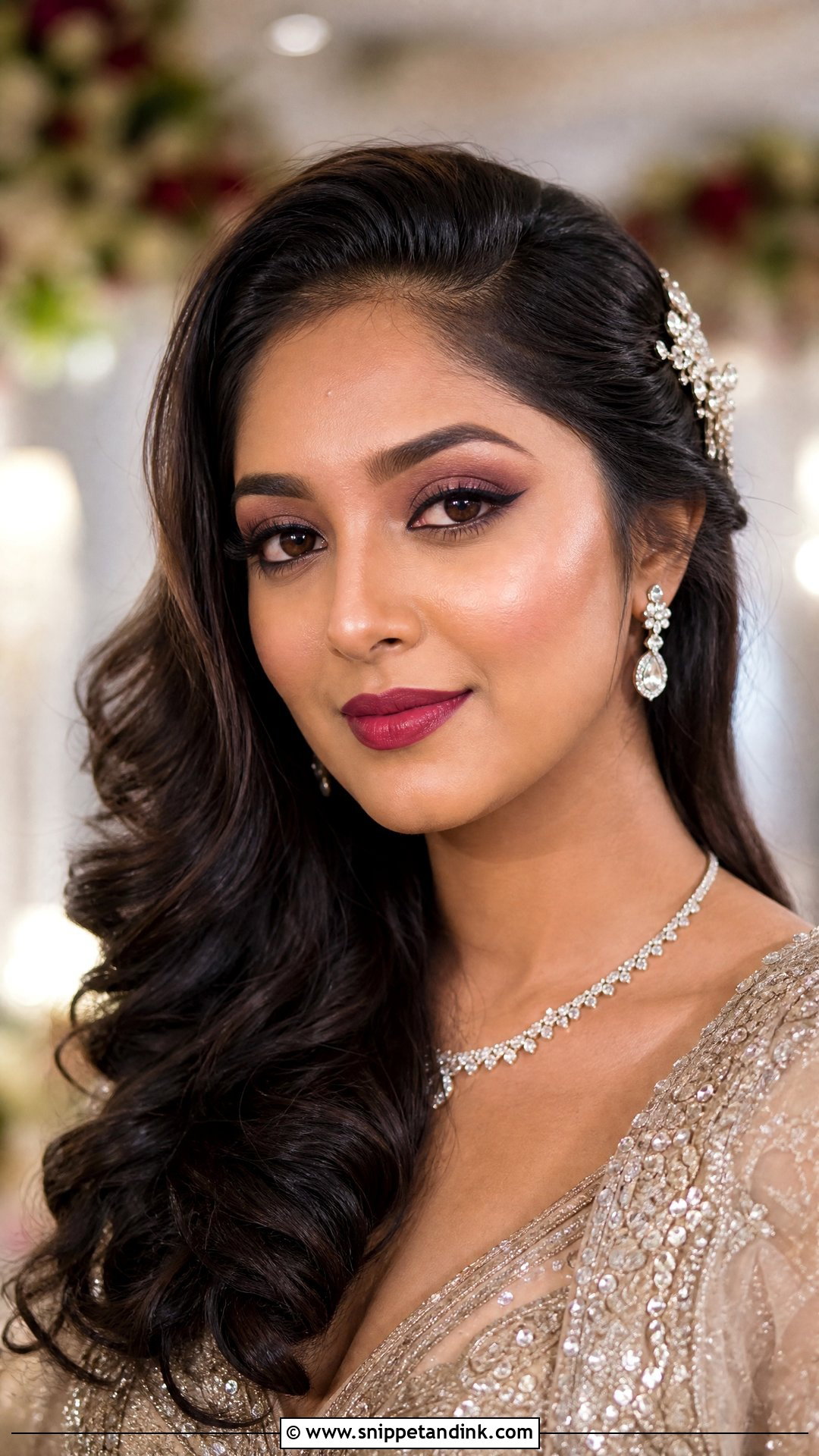 Simple Reception Makeup For Indian Bride - Snippet and Ink - 20 Simple Indian Bridal Makeup Ideas