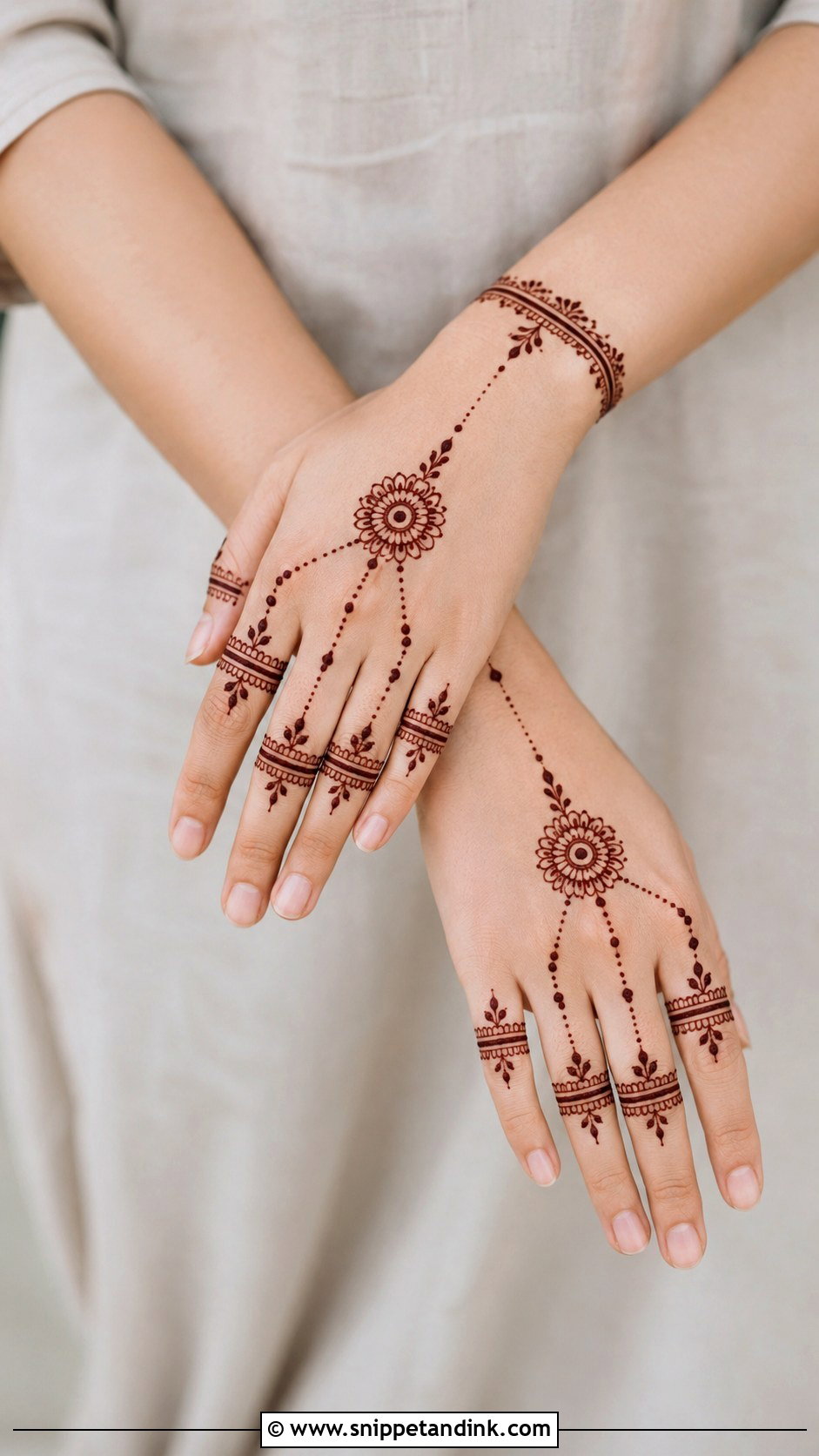 Simple Ring Mehndi Design - Snippet and Ink - 35 New Simple Mehndi Designs