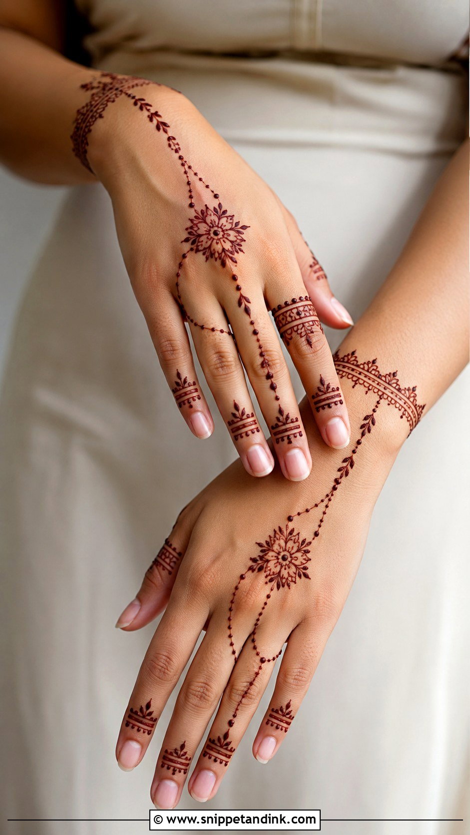 Simple Ring Mehndi Design - Snippet and Ink - 35 Simplest Mehndi Designs